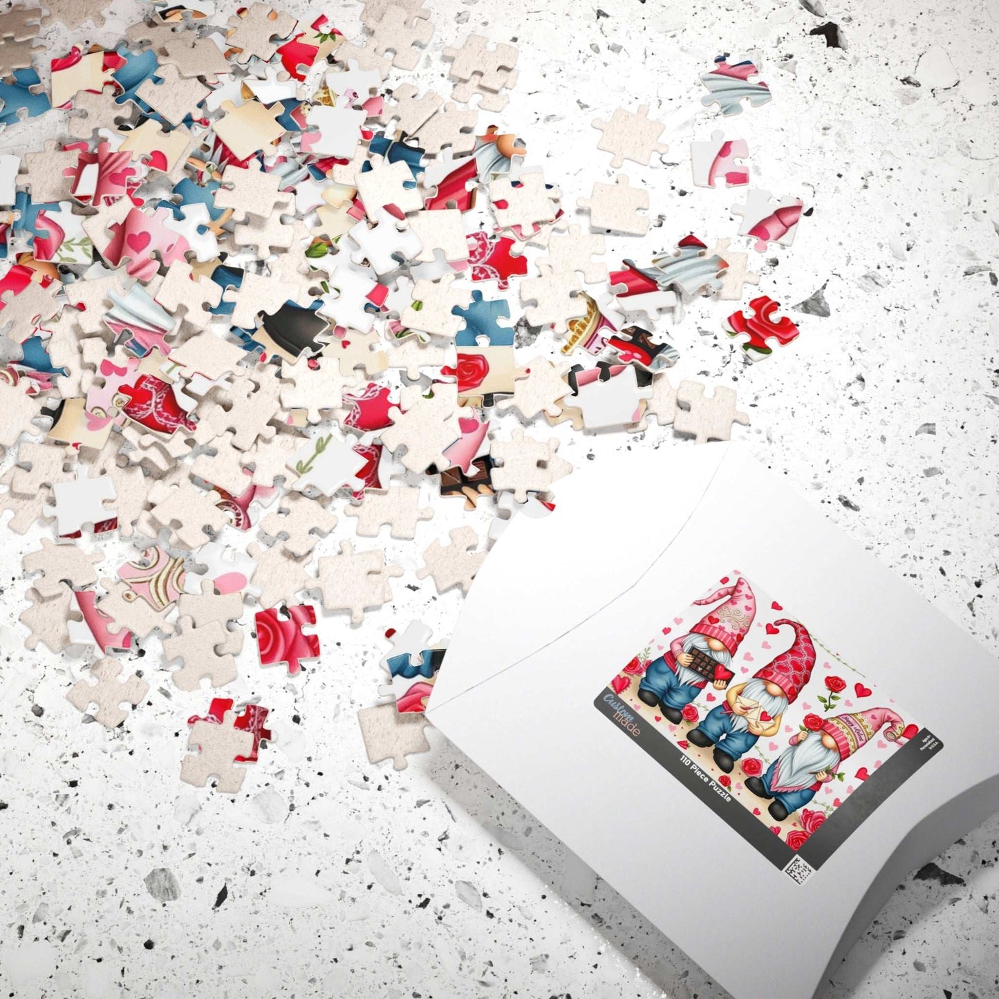 Valentine's Day Gnome Puzzle - Love Themed Jigsaw Game Puzzle The Puzzle Chest