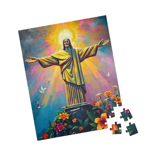 Christ the Redeemer Jigsaw Puzzle - Landmark Rio de Janeiro, Brazil 110 pcs (Vertical) Puzzle The Puzzle Chest