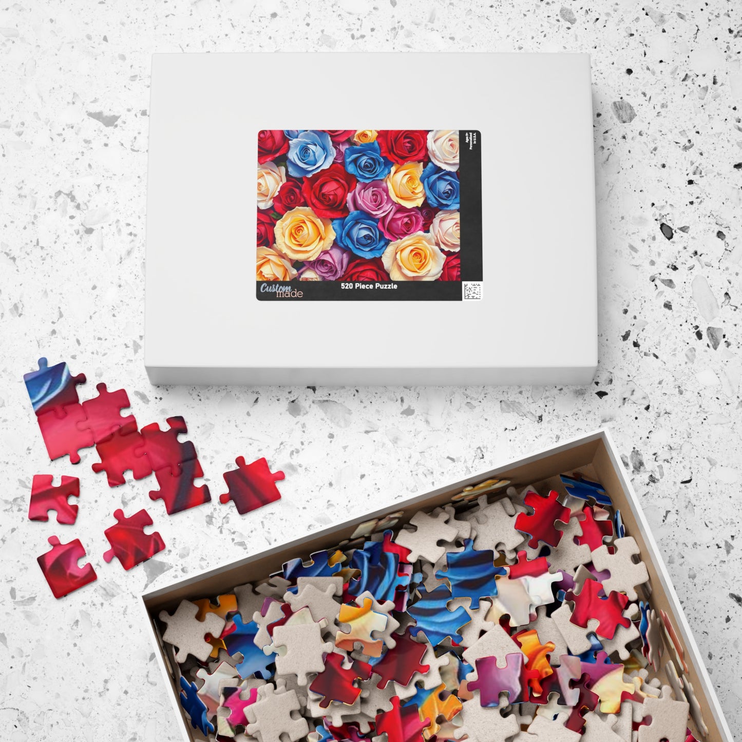 Beautiful Floral Rose Puzzle 1000 Piece Jigsaw Puzzle for Adults Perfect Gift for Family Bonding, Game Night, Flower Lovers, Mental Exercise Puzzle The Puzzle Chest