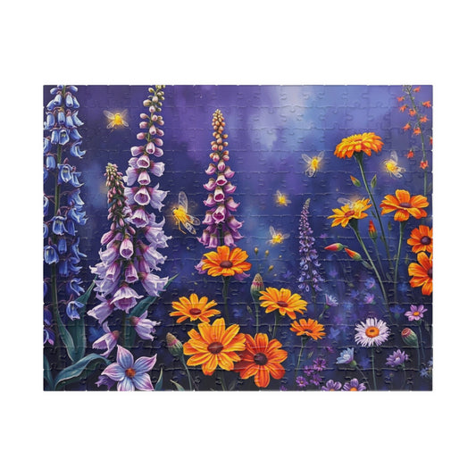 Floral Dreamscape Puzzle: 110-1014 Piece Flower Adult Jigsaw Game, Nature Lovers Gift, Fun Family Game Night, Solo Entertainment, Mindful 252 pcs (Horizontal) Puzzle The Puzzle Chest