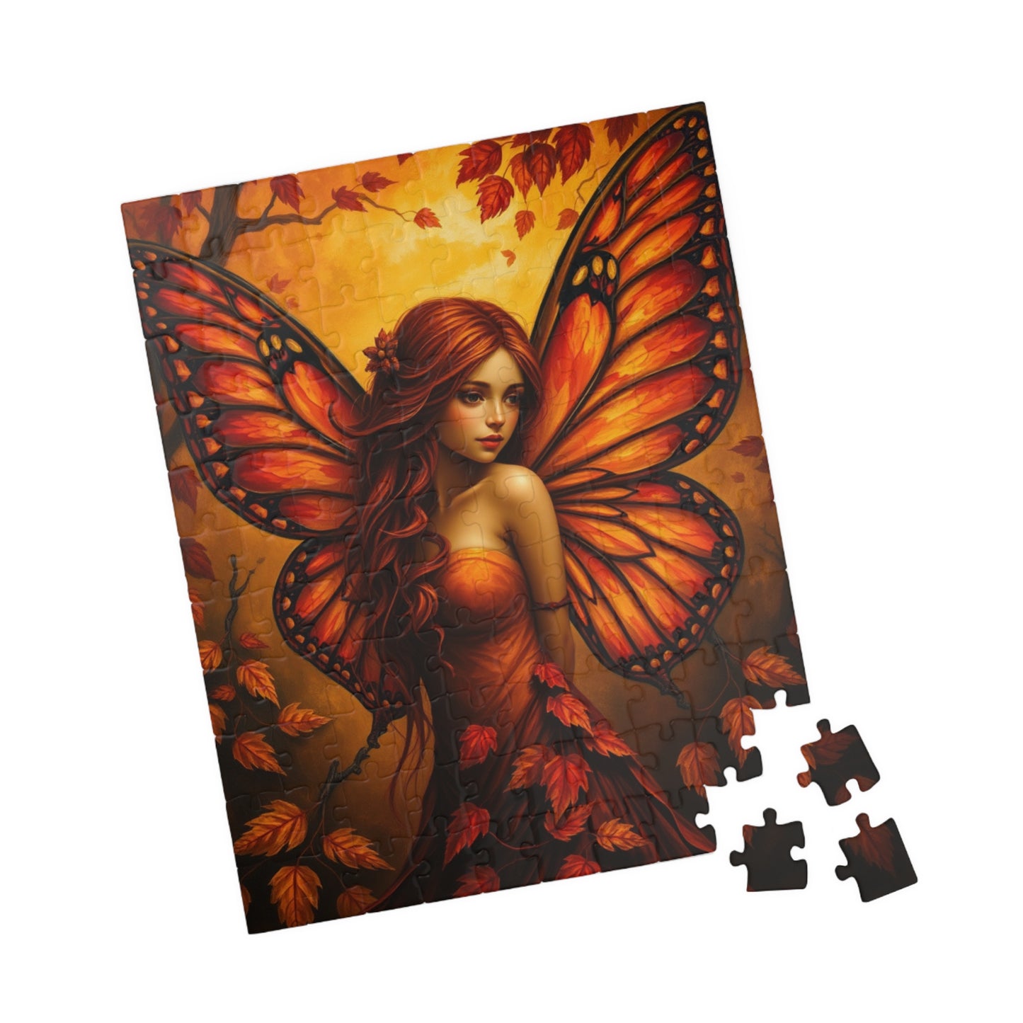 Autumn Spirit Fairy Puzzle, Enchanting Mystical Artwork for Puzzle Lover, Ideal Gift for Holiday, Collectible Art, Mindful Relaxing Activity Puzzle The Puzzle Chest