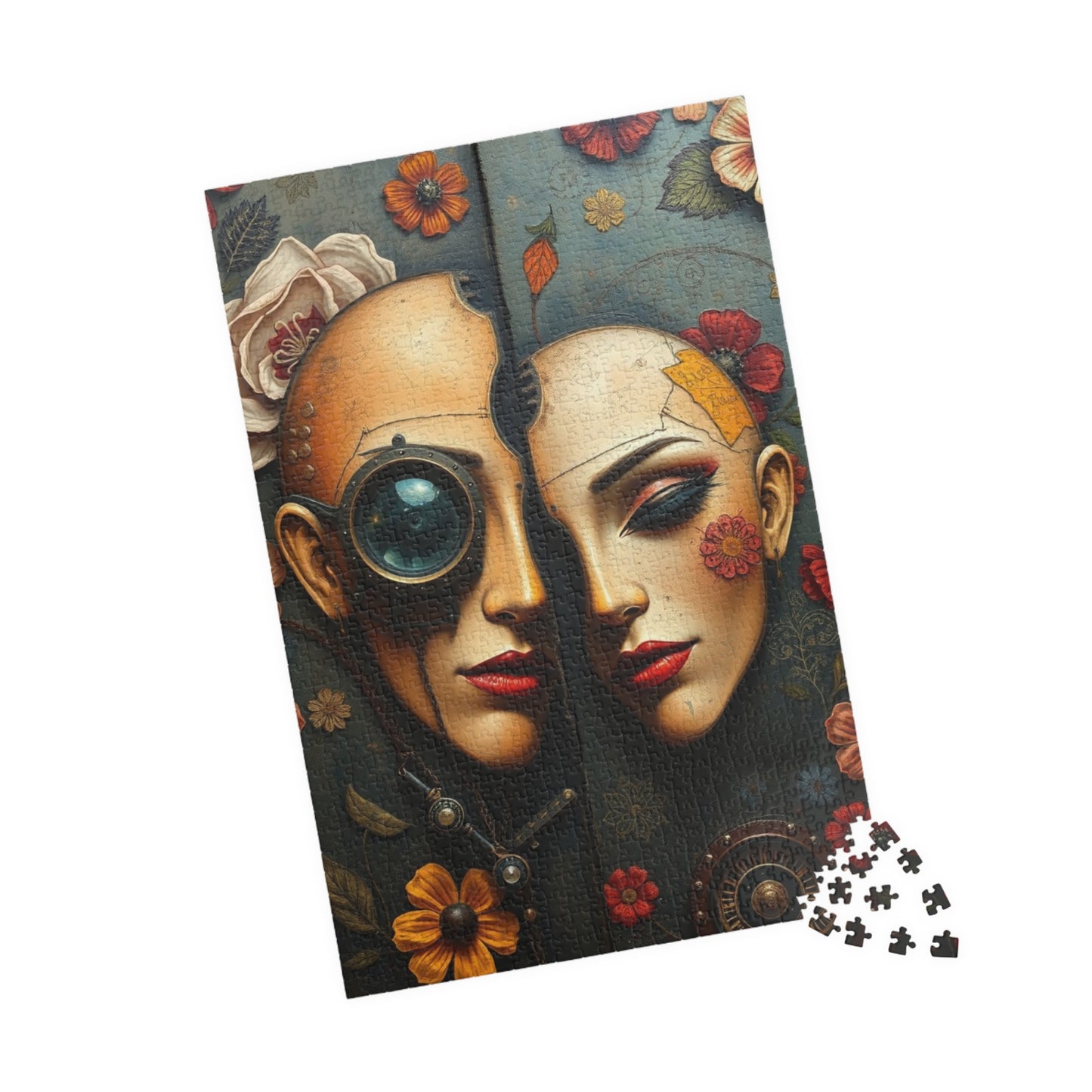 Steampunk Puzzle Art, Unique Home Decor, Fun Gift for Puzzle Lovers, Frameable Decorative Artwork, Challenging Jigsaw Game 110-1014 Pieces Puzzle The Puzzle Chest
