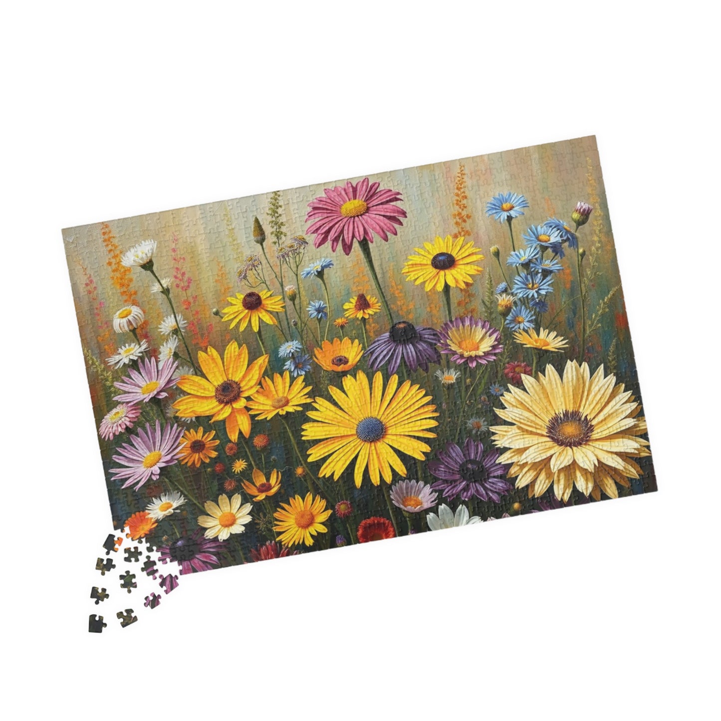 Floral Jigsaw Puzzle - Natures Bouquet, Flower Game for Adults, Nature Lover Gift, Mindful Home Activity, Game for Family Night, Puzzle Fan Puzzle The Puzzle Chest