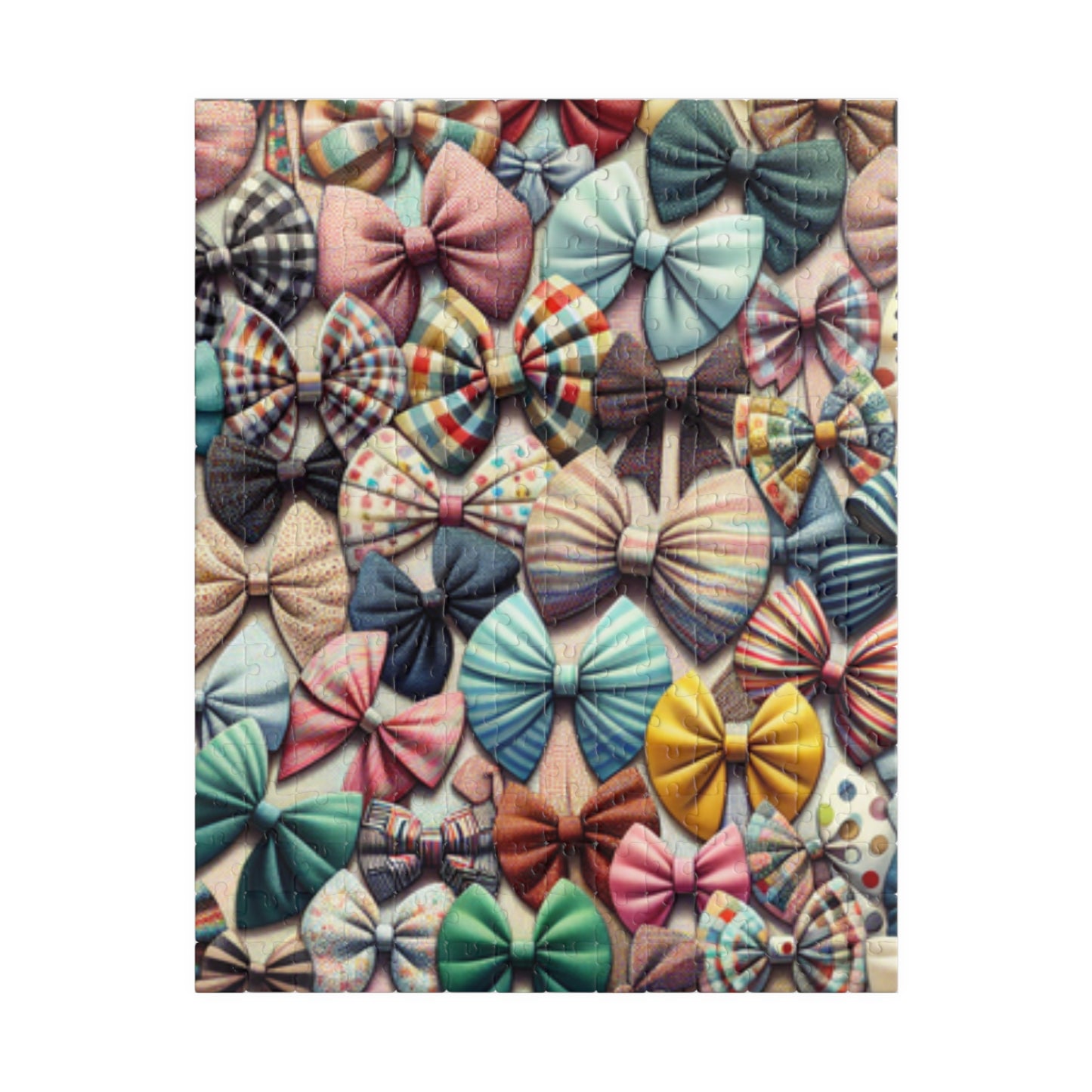 Pastel Coquette Bows Jigsaw Puzzle, 110-1014 Piece Family Fun Game, Calming Hobby, Best Unique Gift Idea, Home Entertainment Hobby 252 pcs (Vertical) Puzzle The Puzzle Chest