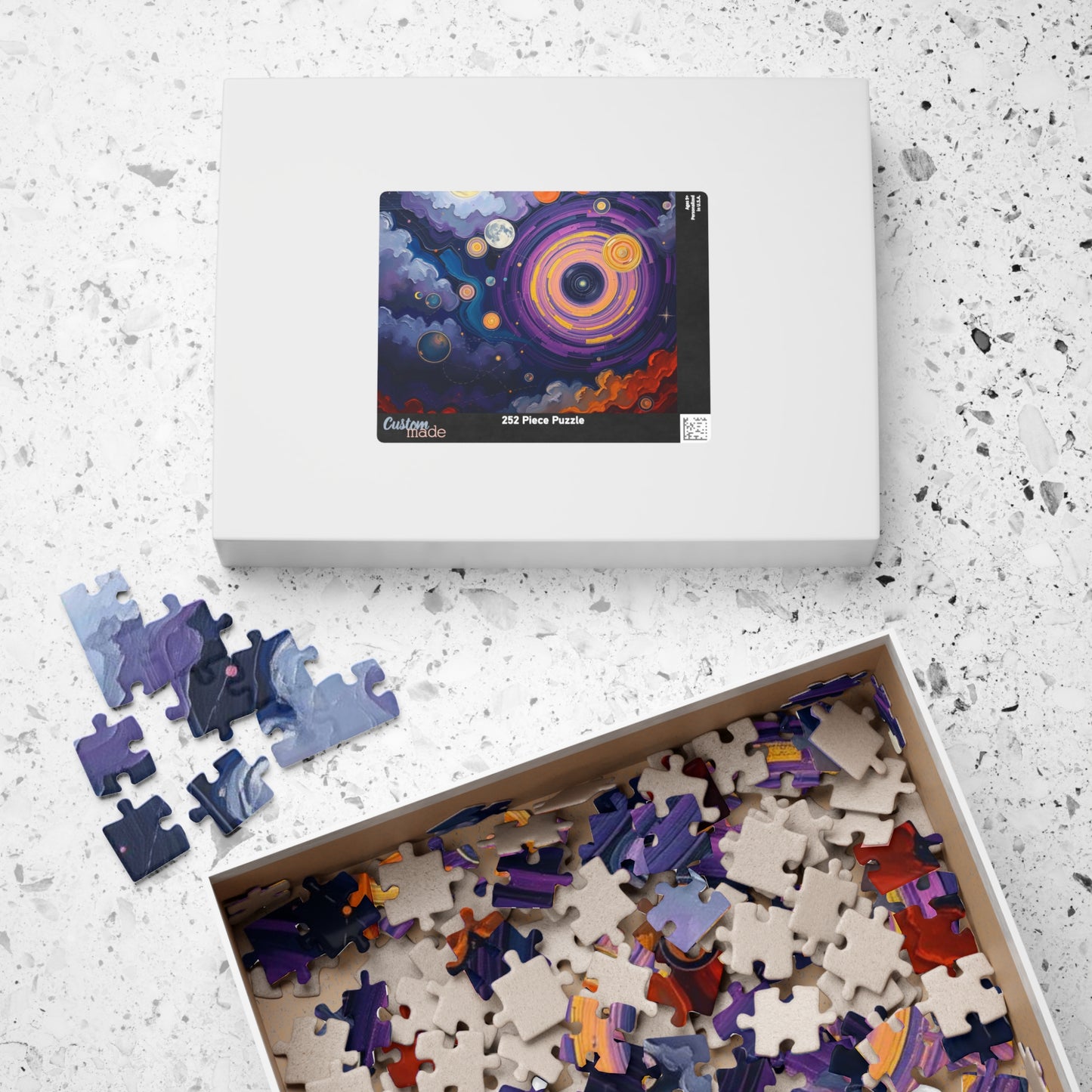 Cosmic Galaxy Abstract Puzzle for Adults, Space-Themed Game for Family Activity, Solo Fun, Holiday or Birthday Gift for Friends Puzzle The Puzzle Chest