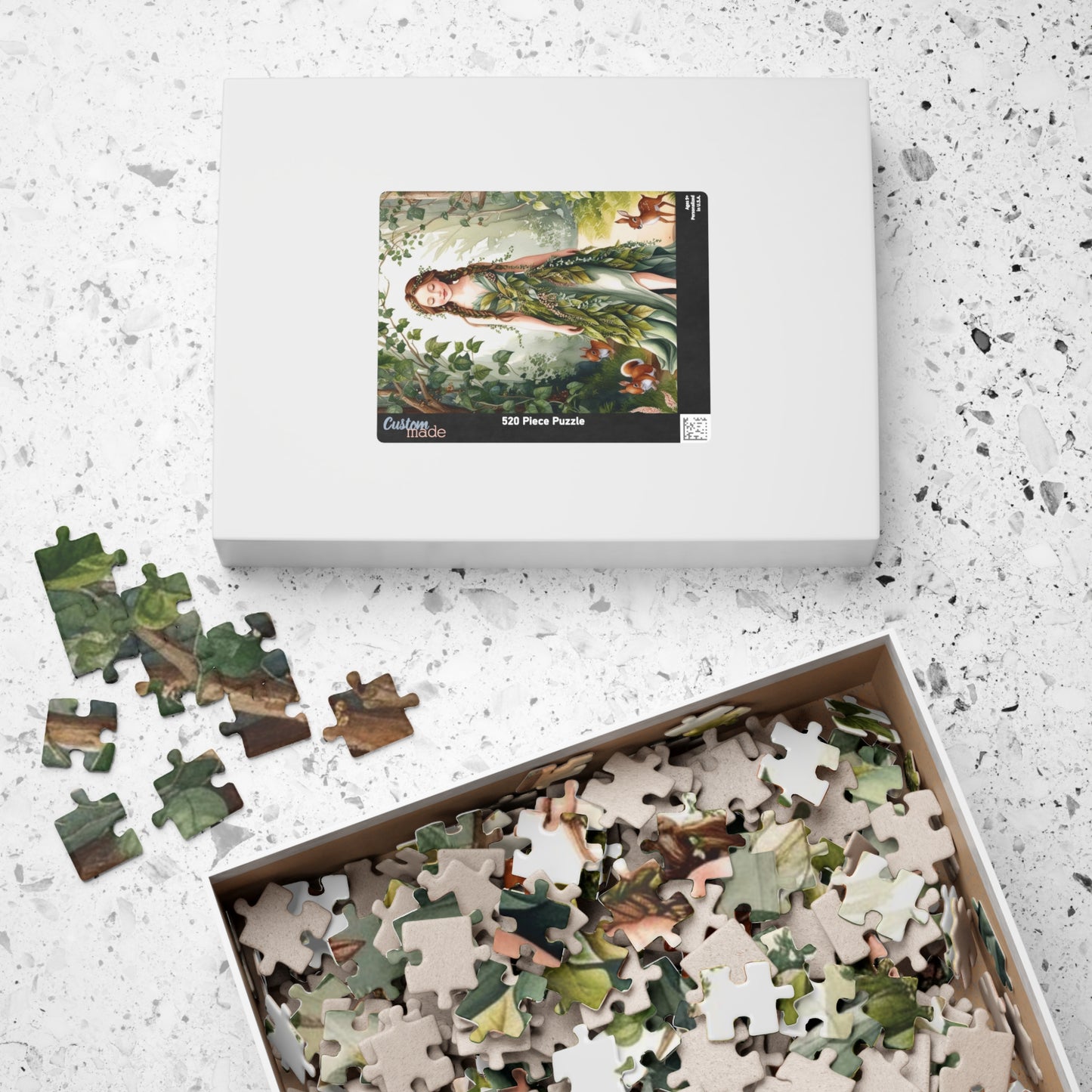 Whimsical Forest Nymph Puzzle, Mythical Creature Jigsaw Game, Best Unique Gift for Puzzle Lover Hobbyist, Fun Family Activity, Mindfulness Puzzle The Puzzle Chest