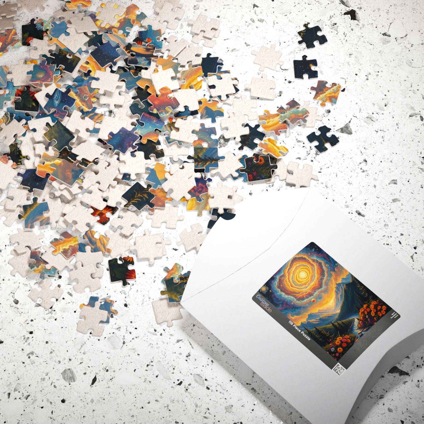 Stunning Cosmic Landscape Puzzle - 110, 252, 520, 1014-piece, Family Activity, Space Lover Gift, Home Decor, Unique Gift Idea Puzzle The Puzzle Chest