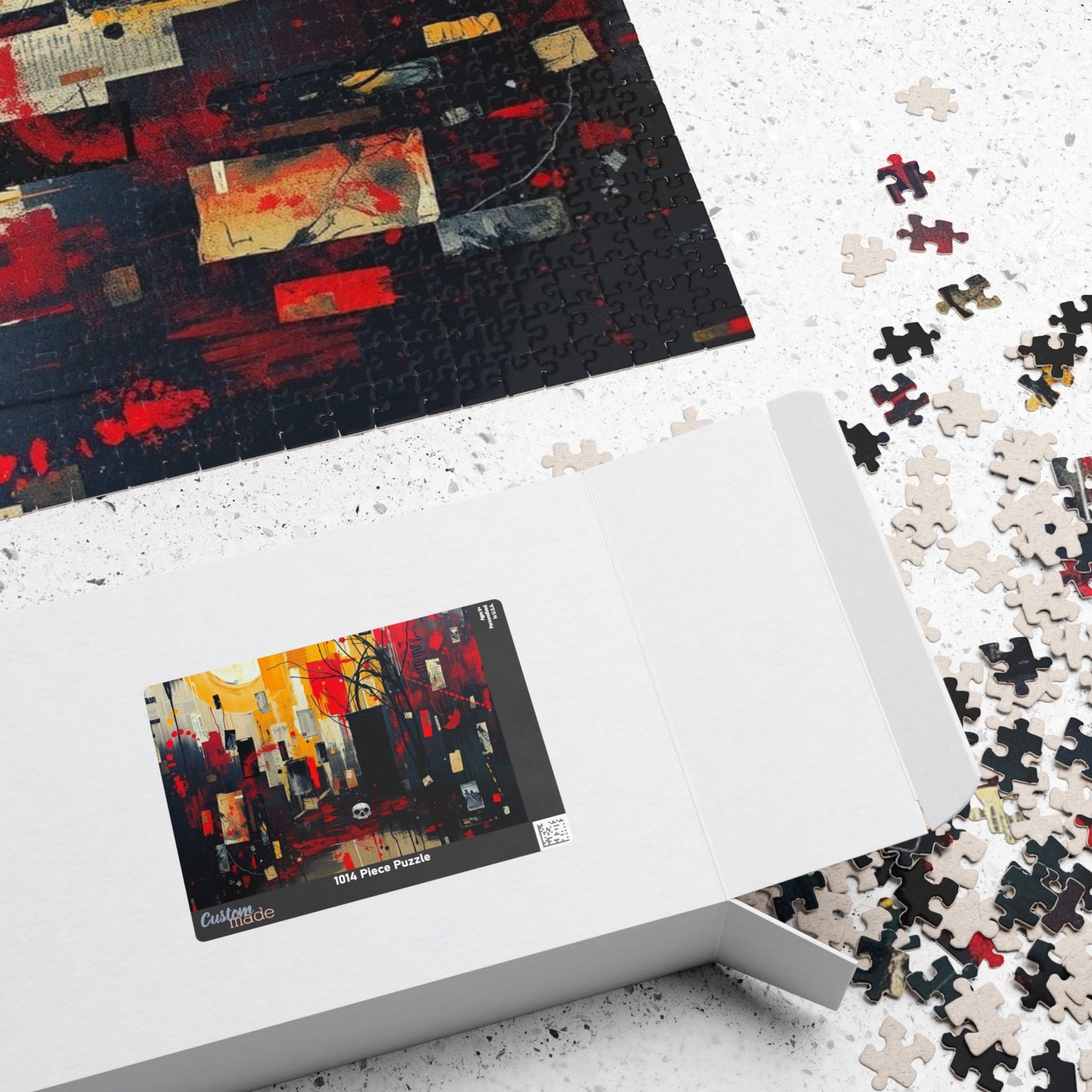 Artistic Abstract Jigsaw Puzzle, Unique Gift for Adult Puzzle Lovers and Art Enthusiasts, Mindfulness Activity, Great for Family Game Night Puzzle The Puzzle Chest