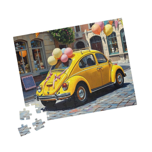 Lemonade Street Parade Vintage Car Puzzle, Retro Auto Jigsaw Game, Classic Vehicle Puzzle Puzzle The Puzzle Chest