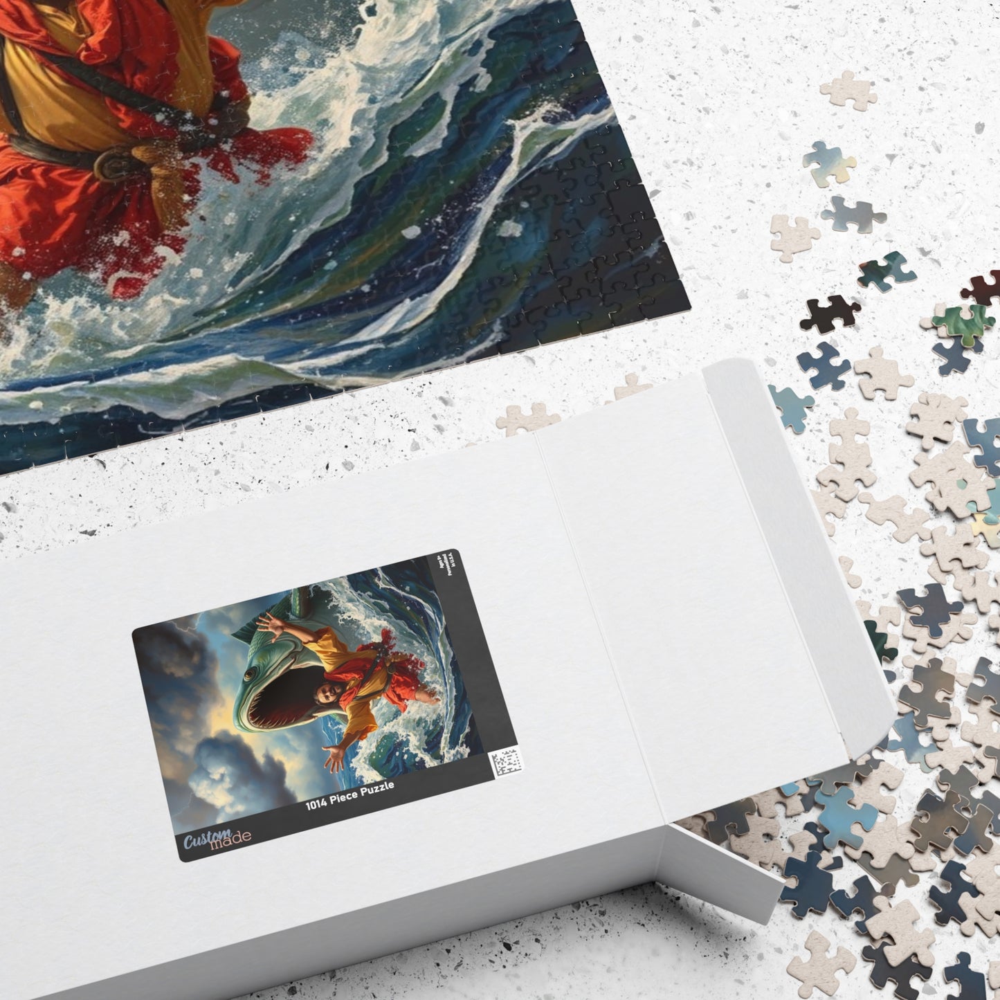 Christian Faith-Based Puzzle, Jonah and the Big Fish Epic Bible Story, Religious Jigsaw Game, Spiritual Gift for Puzzle Lover, Bible Puzzle Puzzle The Puzzle Chest