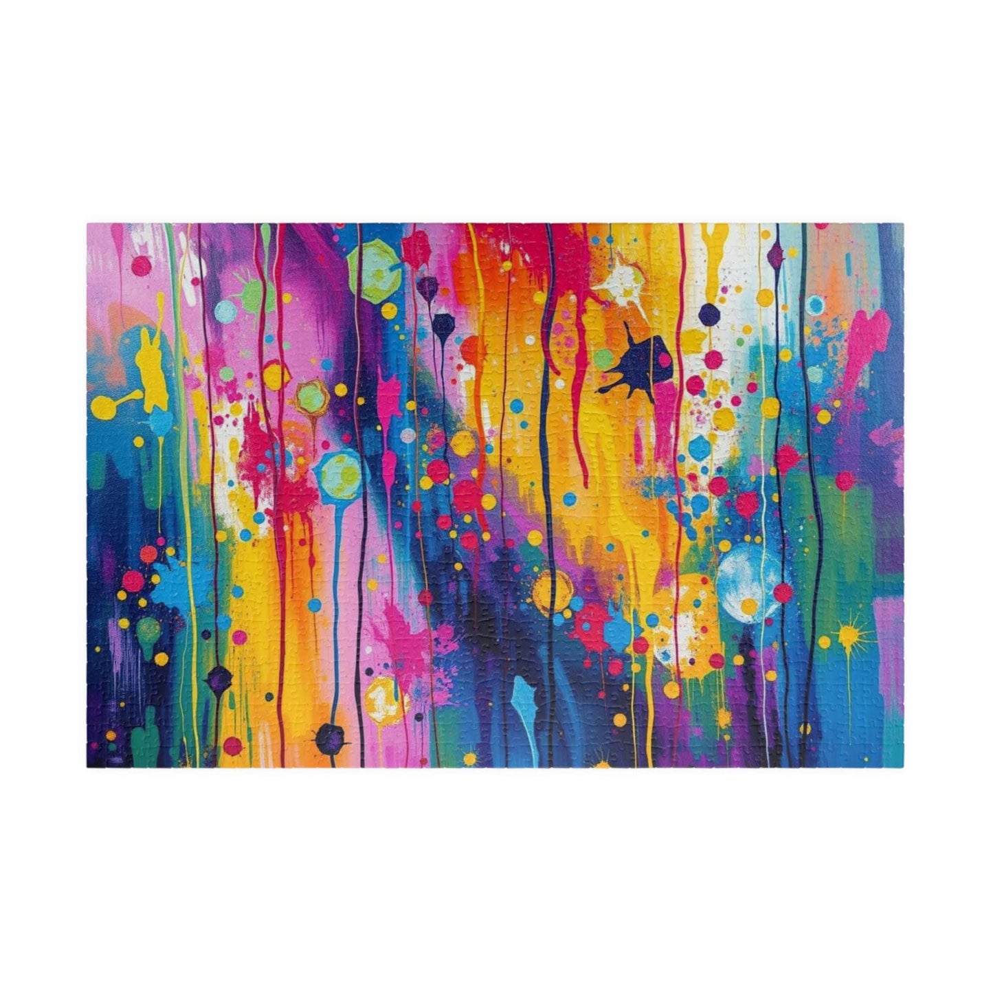 Colorful Abstract Art Jigsaw Puzzle Brain Teaser 1014 pcs (Horizontal) Puzzle The Puzzle Chest