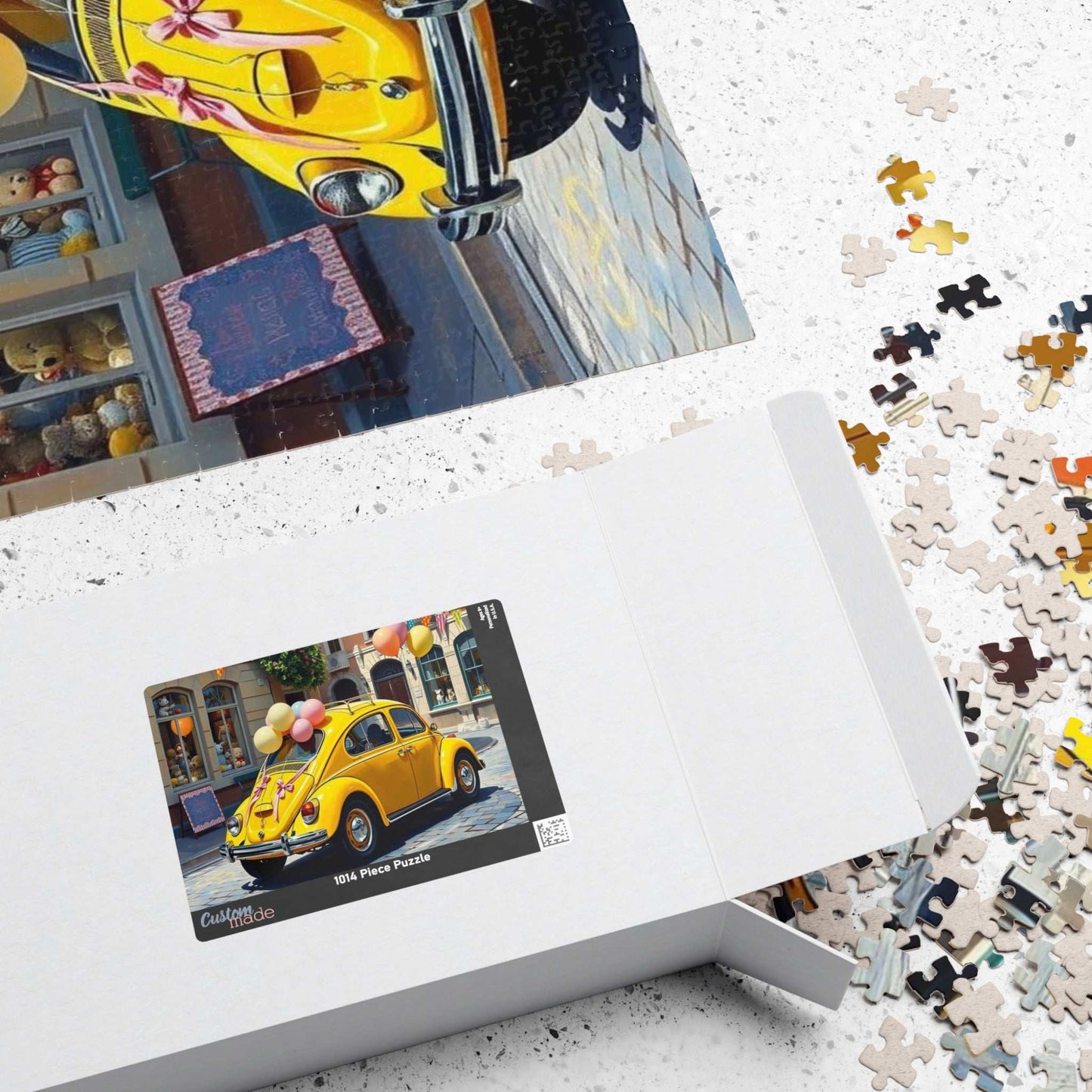 Lemonade Street Parade Vintage Car Puzzle, Retro Auto Jigsaw Game, Classic Vehicle Puzzle Puzzle The Puzzle Chest