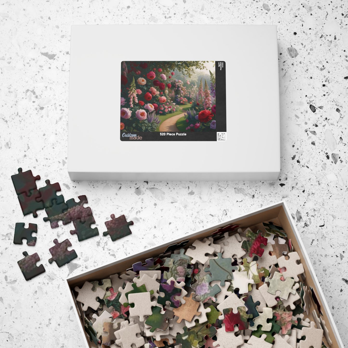 Floral Pathway Puzzle, Beautiful Garden Adult Jigsaw Game, Relaxing Indoor Activity, Home and Family Entertainment, Gift for Nature Lovers Puzzle The Puzzle Chest