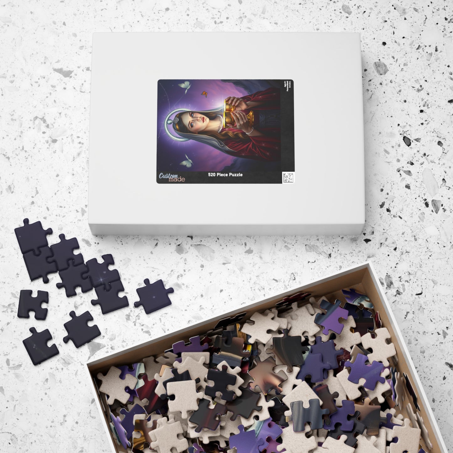 Radiant Priestess Puzzle, Enchanting Mythical Maiden 110-1014 Piece Jigsaw Game, Best Gift for Art Lovers, Family Fun, Home Decor, Unique Puzzle The Puzzle Chest