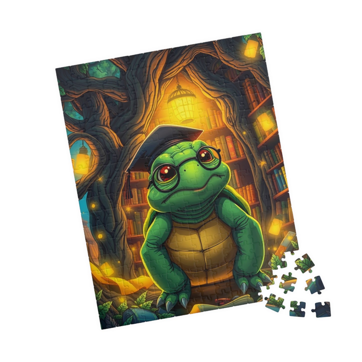 Whimsical Turtle Jigsaw Puzzle, Fun Gift for Adults, Educational Brain Teaser, Perfect for Family Game Night, Home Entertainment Puzzle The Puzzle Chest