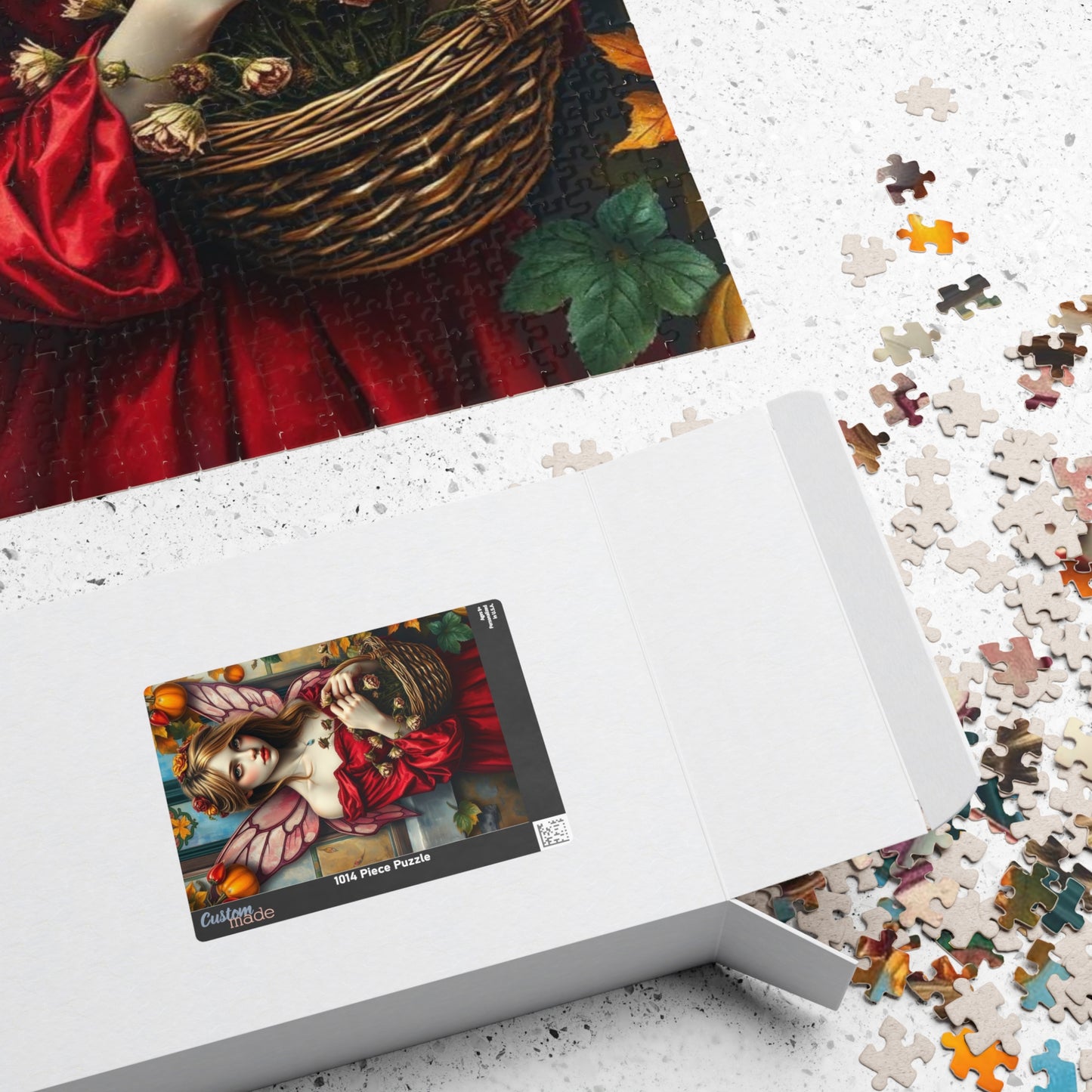 Melancholy Fairy Jigsaw Puzzle - Autumnal Backdrop, 110-1014 Piece Fantasy Artwork for Family Fun, Gift for Puzzle Lover, Unique Home Decor Puzzle The Puzzle Chest