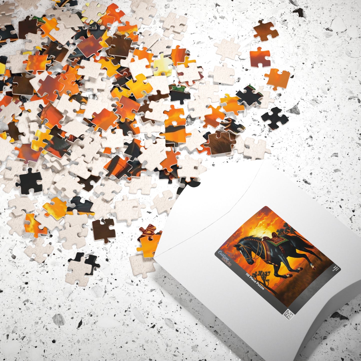 Majestic Horse Puzzle, Equestrian Art Jigsaw, Friend Gift for Horse Lovers, Family Fun Activity, Home Entertainment, Brain Teaser Puzzle The Puzzle Chest