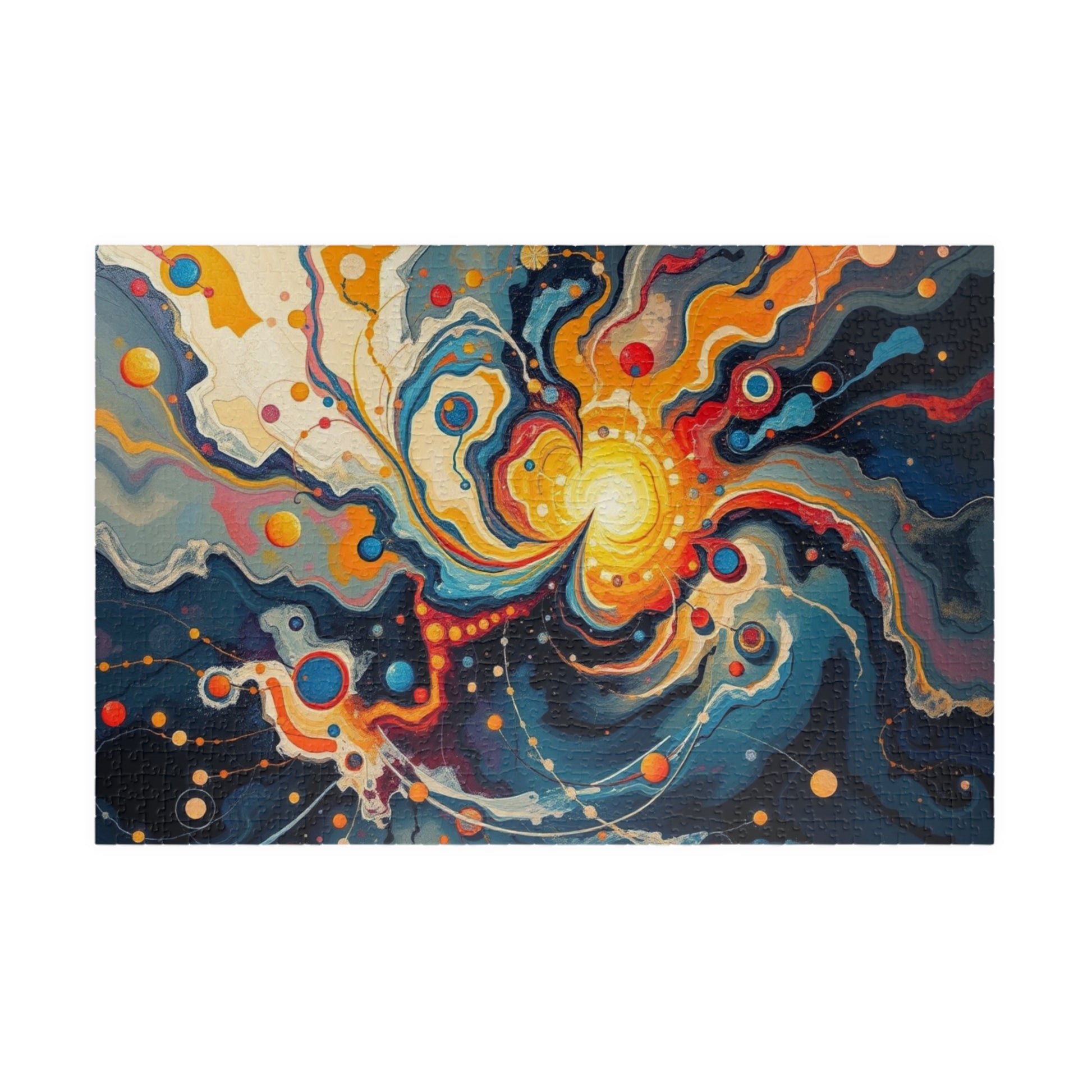 Cosmic Swirl Puzzle - Abstract Art Jigsaw Game for Adults 1014 pcs (Horizontal) Puzzle The Puzzle Chest