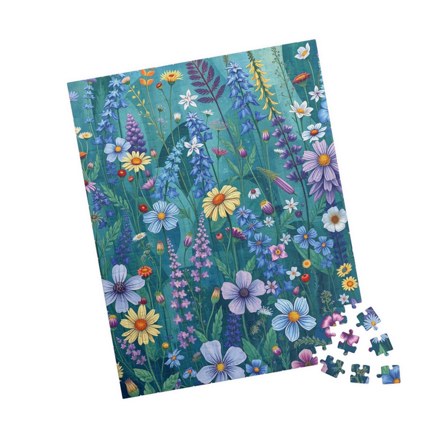 Floral Jigsaw Puzzle | Fun Activity for Adults, Family Game, Flower Lover Gift for Friends Holiday or Birthday, Jigsaw Challenge Puzzle The Puzzle Chest