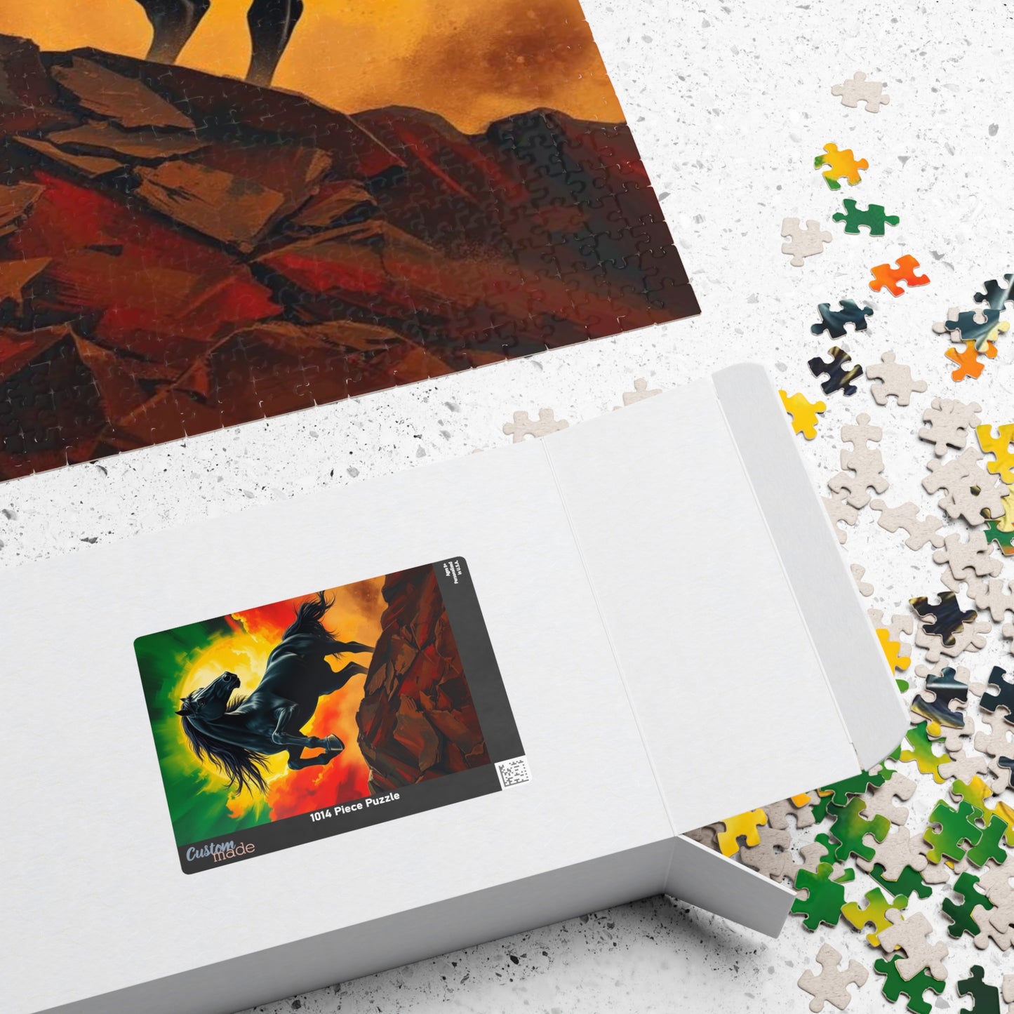 Majestic Horse Puzzle - 110, 252, 520, 1014-piece - Perfect for Horse Lovers, Mindfulness Activity, Family Game Night, Unique Gift Idea Puzzle The Puzzle Chest
