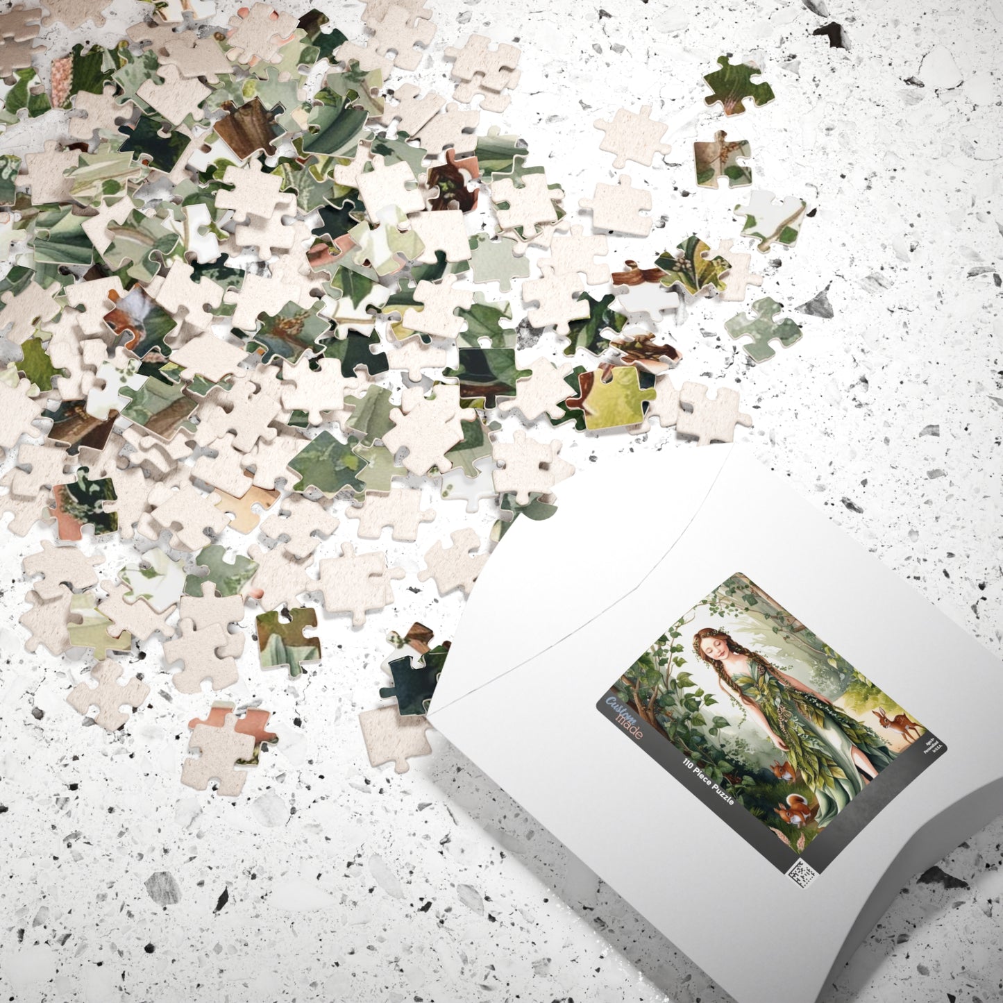 Whimsical Forest Nymph Puzzle, Mythical Creature Jigsaw Game, Best Unique Gift for Puzzle Lover Hobbyist, Fun Family Activity, Mindfulness Puzzle The Puzzle Chest