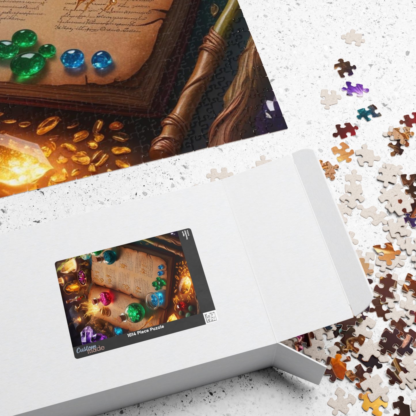 Enchanting Potion-Themed Puzzle, Magical Gift for Puzzle Lovers, Fantasy Decor, Family Game Night, Solo Fun, Mindful Gift for Puzzle Lover The Puzzle Chest