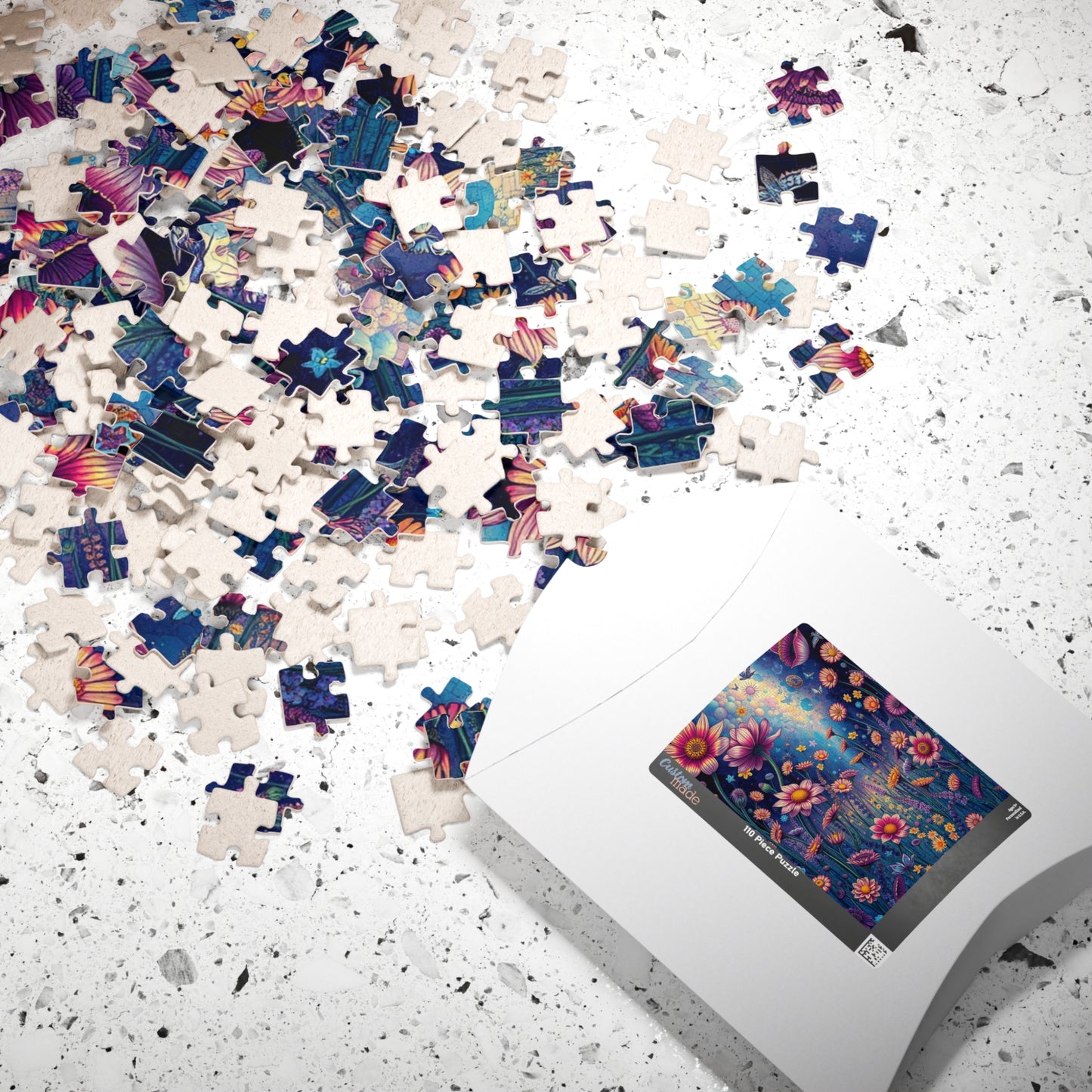 Floral Serenity Puzzle - 110 to 1014 Pieces, Perfect for Family Game Night, Gift for Nature Lovers, Mindful Relaxation, Home Entertainment Puzzle The Puzzle Chest