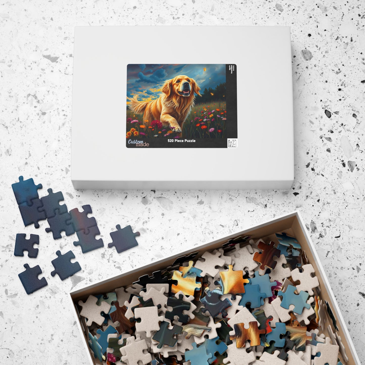 Golden Retriever Puzzle | 110-1014 Piece Dog Lover Jigsaw, Gift for Friend Pet Owner, Family Activity Solo Fun, Quiet Pastime Puzzle The Puzzle Chest