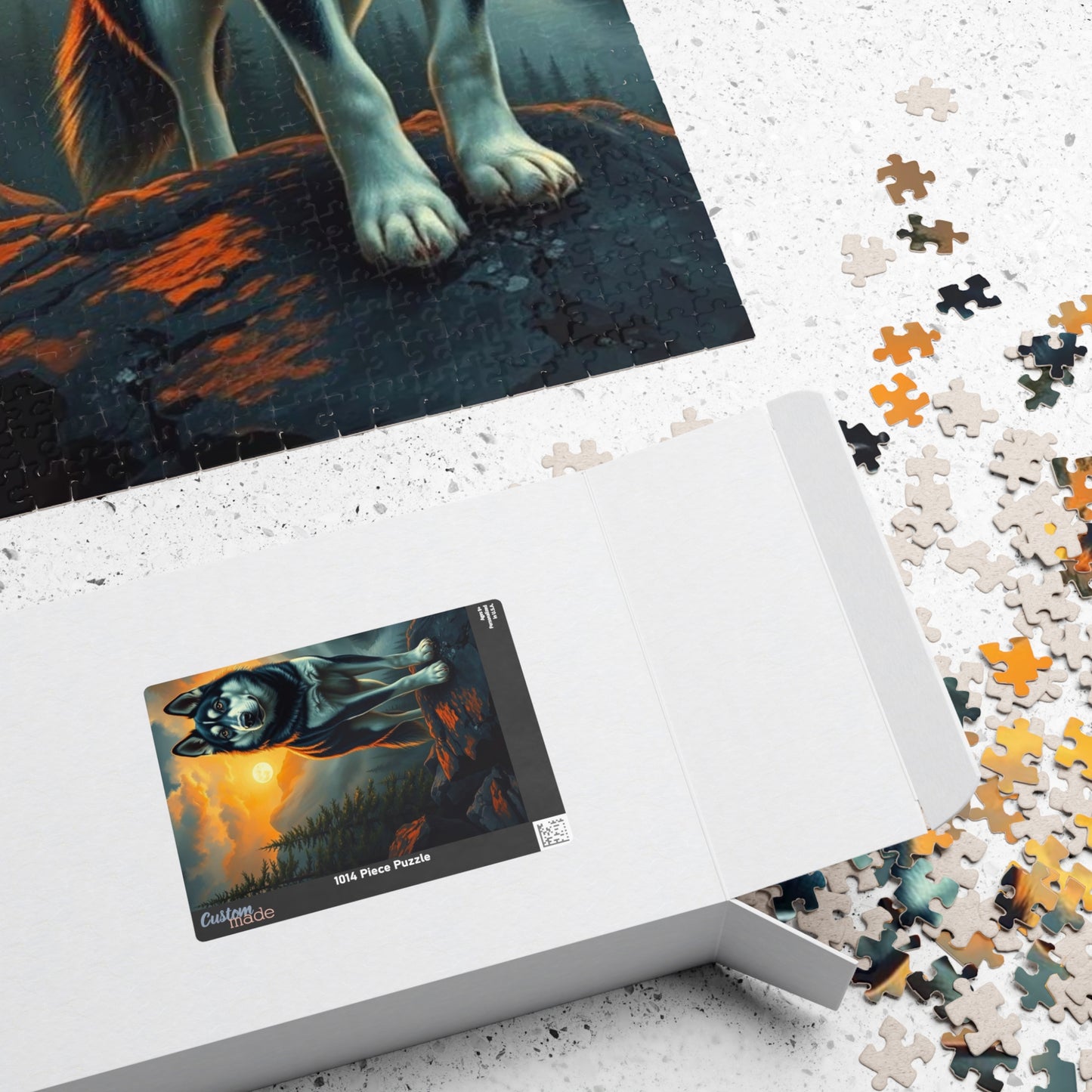 Husky Jigsaw Puzzle for Adults | Dog Lover Gift for Friend Birthday Holiday, Nature Puzzle, Family Activity, Pet Themed Home Entertainment Puzzle The Puzzle Chest