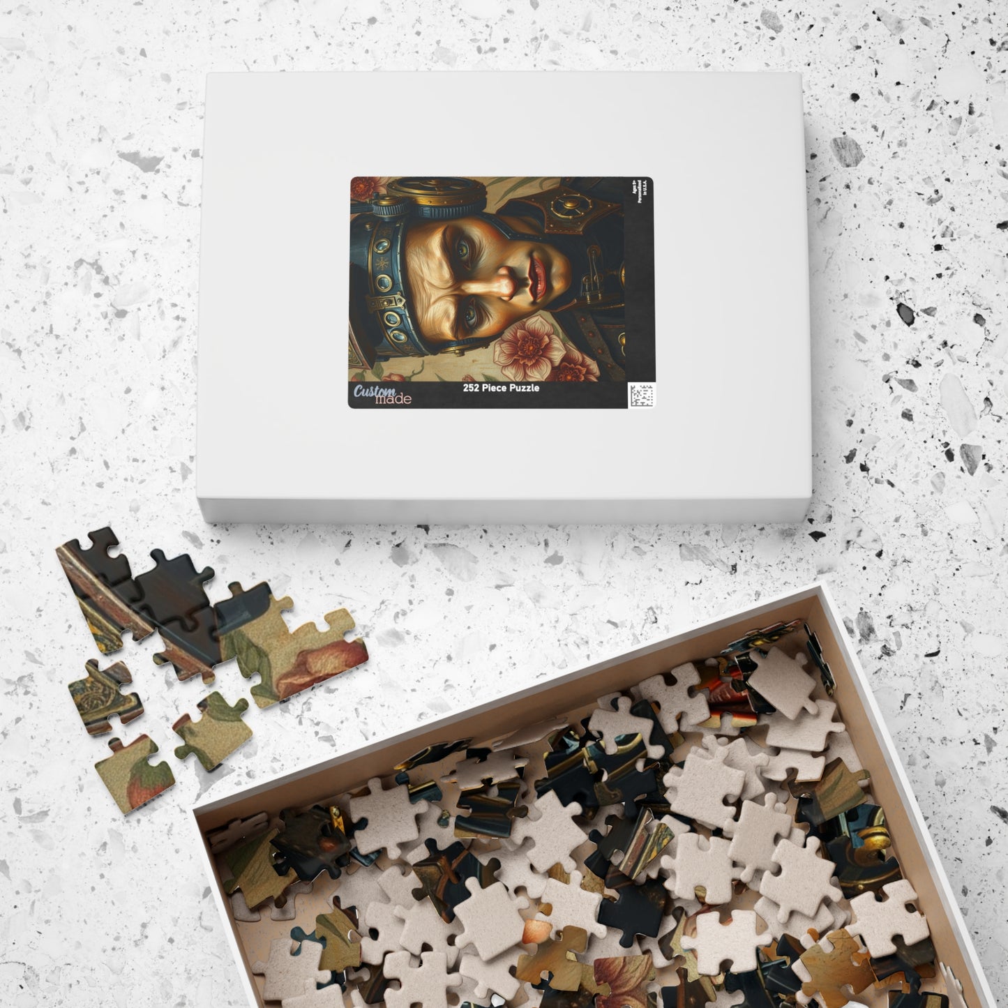 Steampunk Male Art Jigsaw Puzzle, 110-1014 Pieces, Perfect for Relaxation, Solo Fun or Family Entertainment, Quiet Pastime, Indoor Activity Puzzle The Puzzle Chest