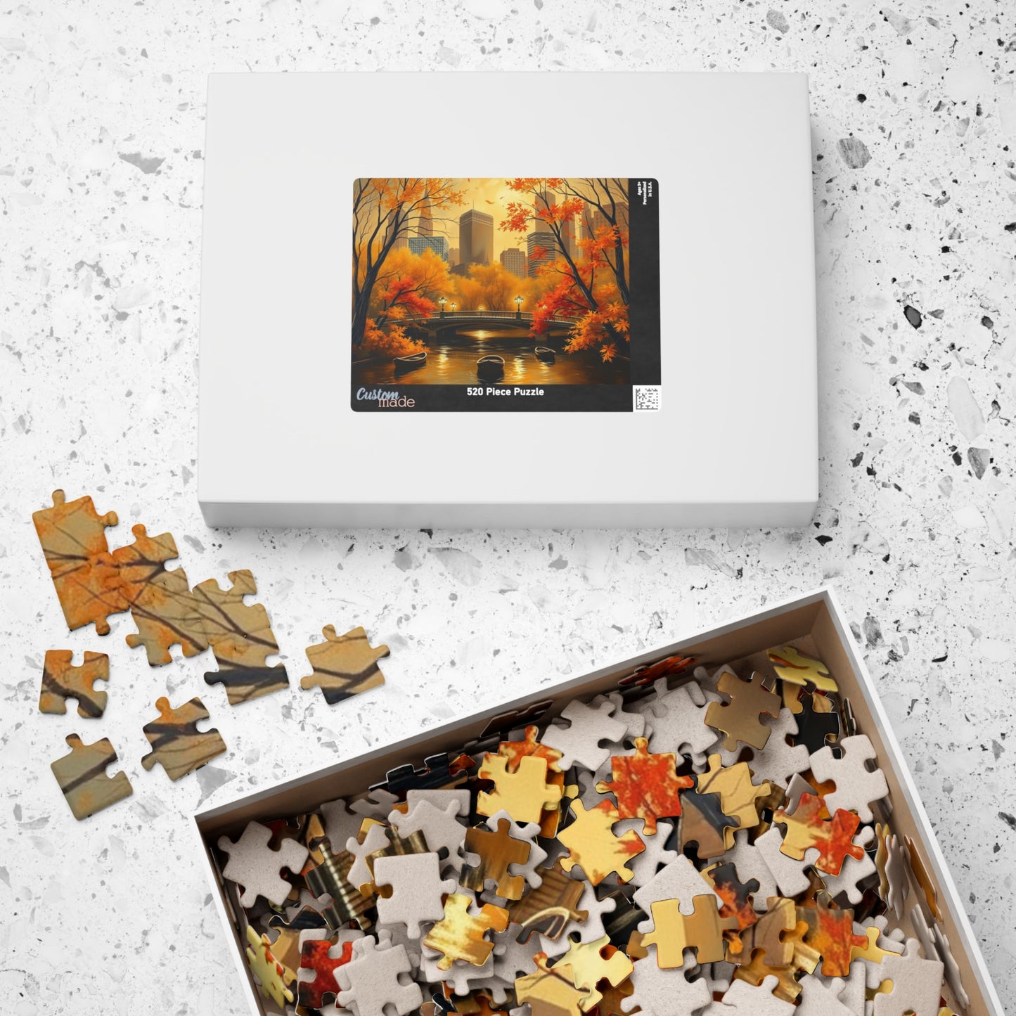 Central Park Sunrise Landscape Puzzle, 110, 252, 520, 1014-piece - Relaxing Jigsaw Game, Perfect Gift for Puzzle Lovers, Stress Relief Puzzle The Puzzle Chest