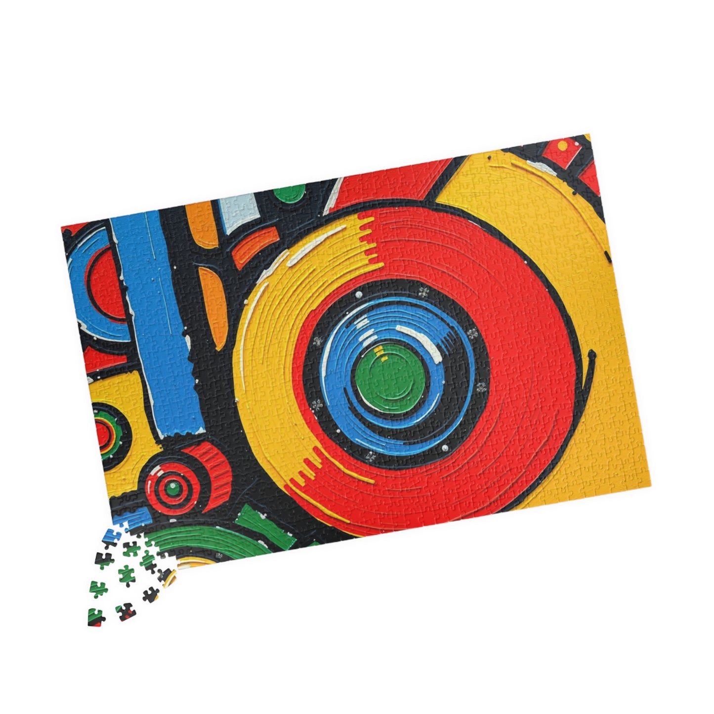 Colorful Abstract Jigsaw Puzzle, 110, 252, 520, 1014-piece, Mindful Fun, Art Lover Gift, Family Activity, Game Night Essential, Brain Teaser Puzzle The Puzzle Chest