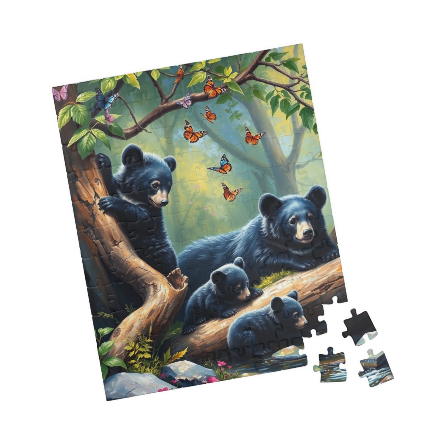 Bear Family Puzzle, Nature Themed Jigsaw for Adults, Wildlife Gift for Nature Lovers, Family Activity, Home Decor Puzzle, Creative Hobby Puzzle The Puzzle Chest