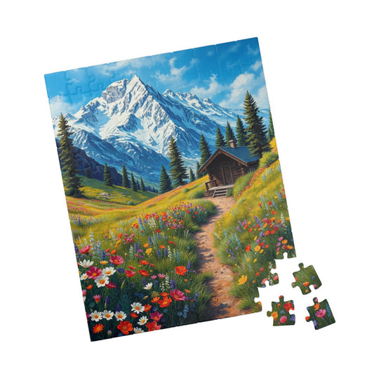 Mountain Landscape Puzzle, Scenic Nature Jigsaw, Perfect Gift for Nature Lovers, Family Game Night, Home Decor Puzzle The Puzzle Chest
