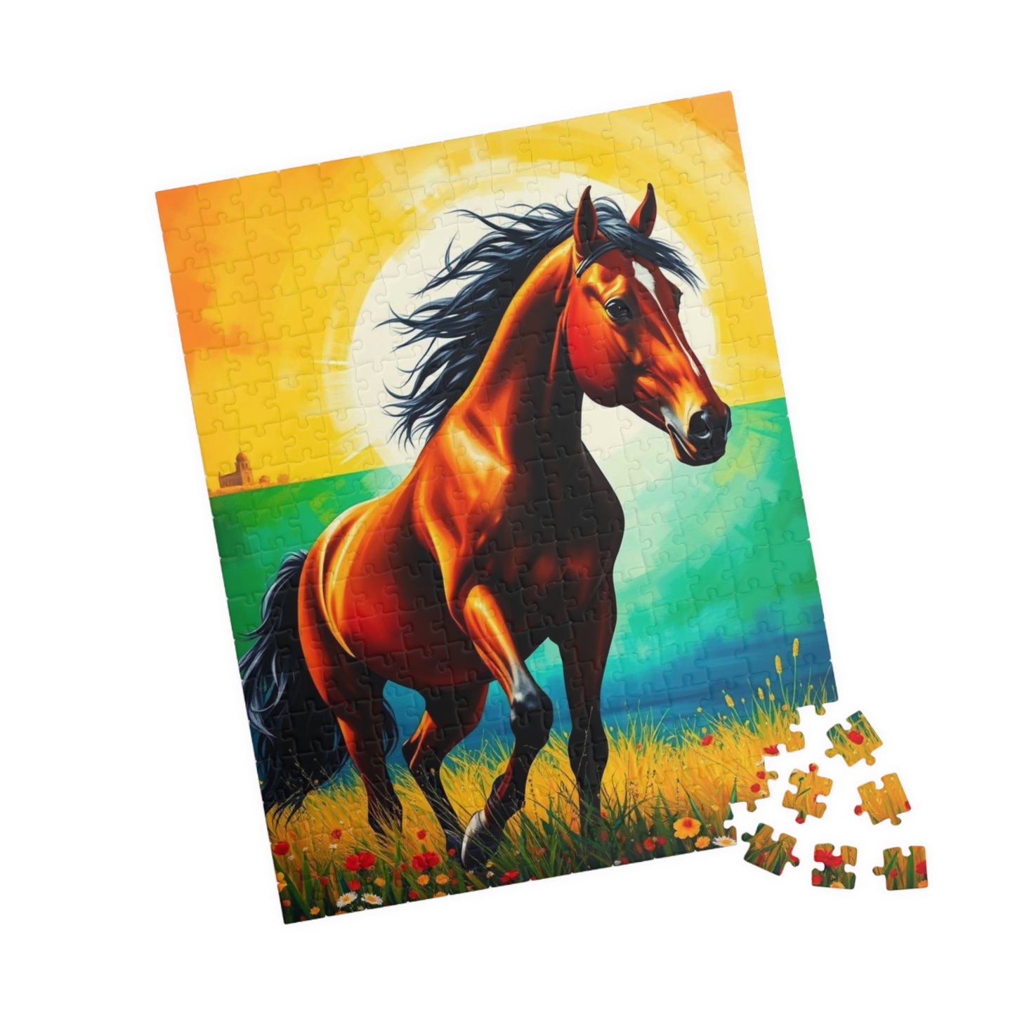 Majestic Horse Puzzle - 110 to 1014-piece Nature Theme Adult Jigsaw Game, Perfect Gift for Animal Lover Equestrian, Indoor Family Activity Puzzle The Puzzle Chest