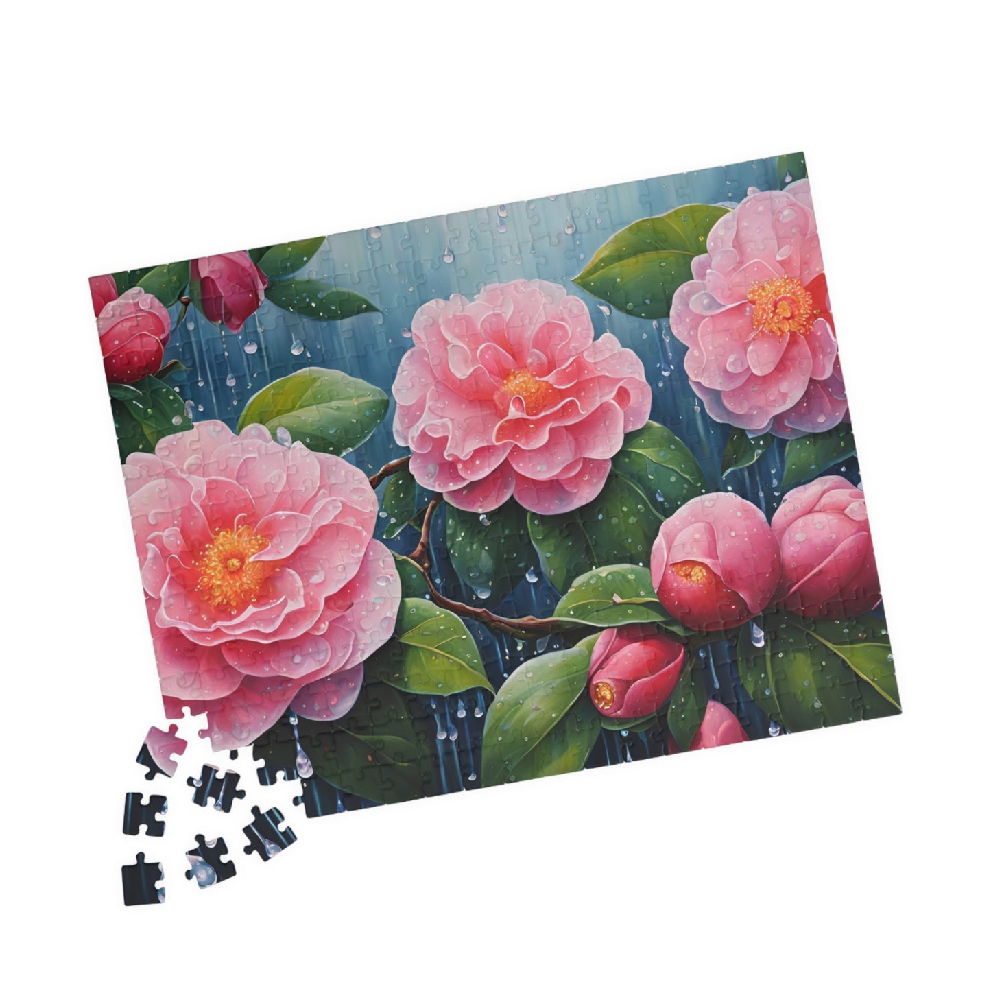 Peonies Jigsaw Puzzle, Floral Art Puzzle Lover Gift, Relaxing Hobby, Mindfulness Activity, Flower Lover Keepsake, Rainy Day Indoor Game Puzzle The Puzzle Chest