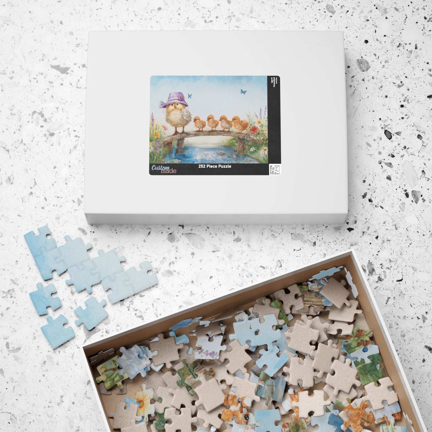 Great Chicken Parade Jigsaw Puzzle - Chick Family Marching, Ideal Game for Family Activity, Holiday Birthday Gift for Friend, Brain Teaser Puzzle The Puzzle Chest