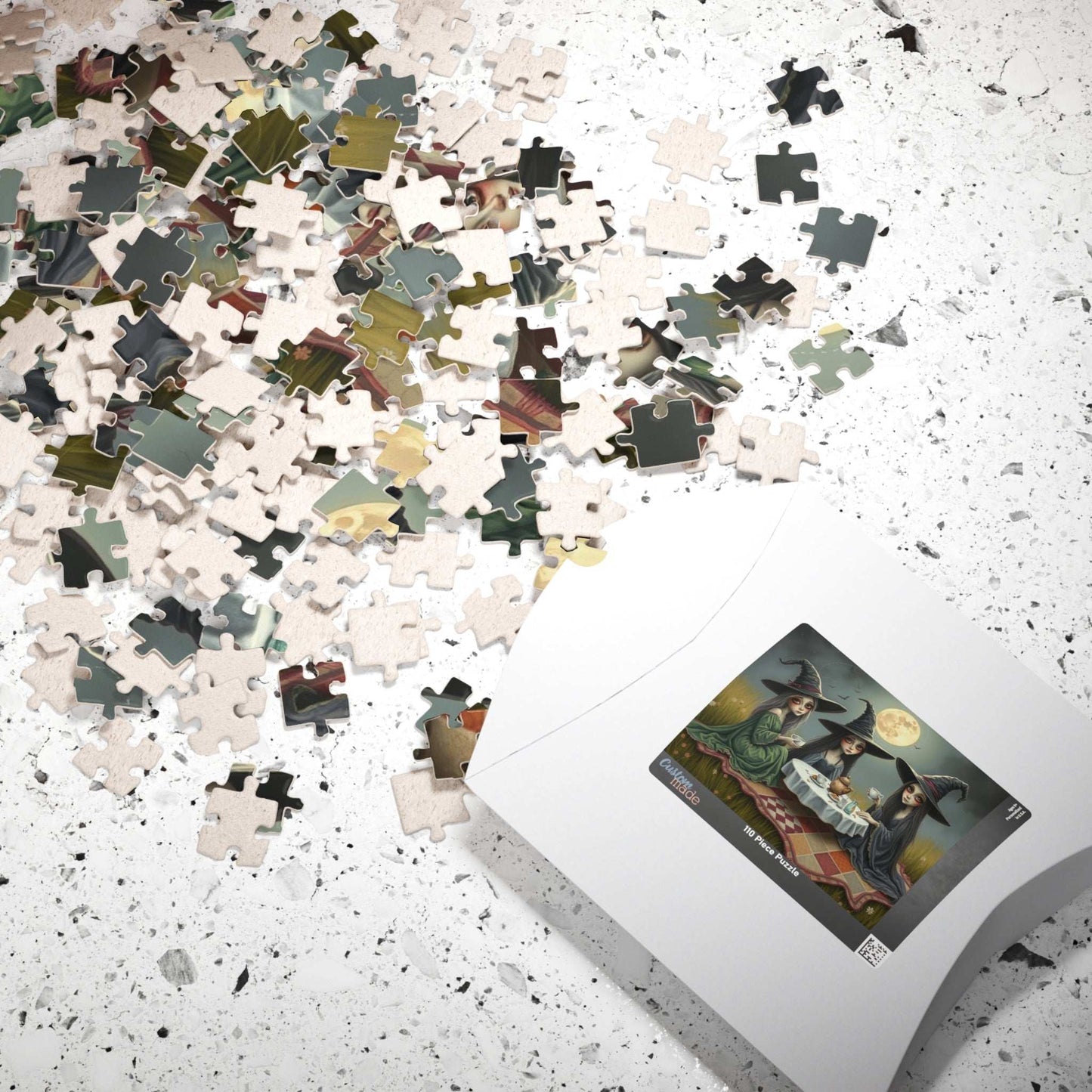 Enchanting Witch Tea Party Puzzle | Perfect for Halloween Fun, Cozy Nights, Family Game Night, Gift for Puzzle Lovers Puzzle The Puzzle Chest