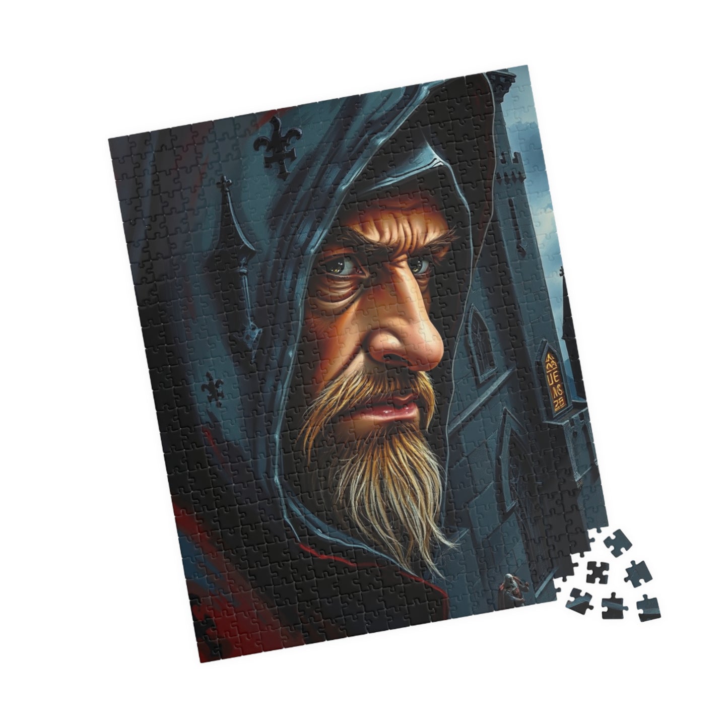 Mystical Wizard Puzzle - Enigmatic Art for Puzzle Lovers, Unique Gift for Adults, Fantasy Decor, Family Fun, Brain Teaser, Holiday Activity Puzzle The Puzzle Chest