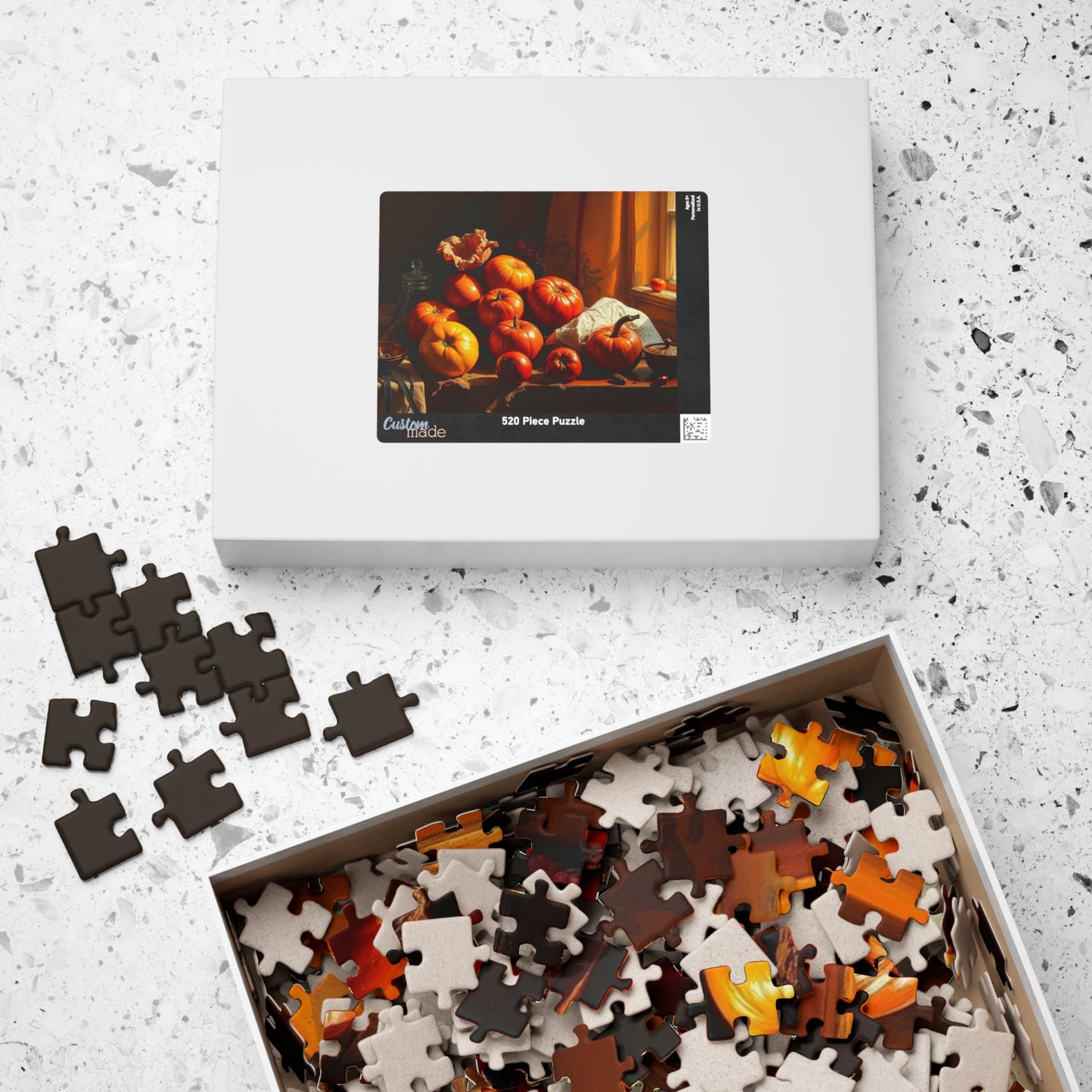 Fall Harvest Still Life Jigsaw Puzzle, Autumn Vintage Style Art Design, Seasonal Cozy Family Activity, Best Puzzle Lover Gift, Thanksgiving Puzzle The Puzzle Chest
