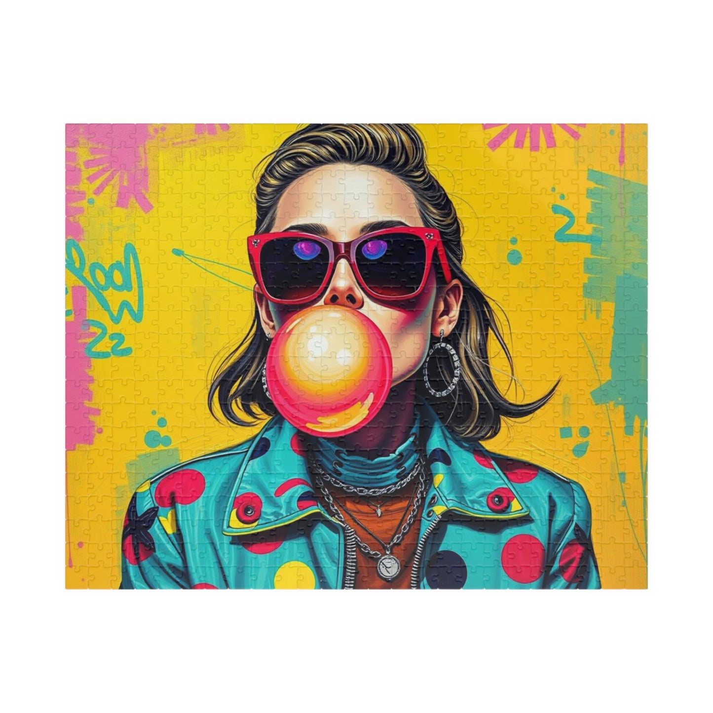 Retro Pop Art Jigsaw Puzzle | Fun Gift for Adults, Home Entertainment, Unique Collectible, Great for Parties and Family Nights 520 pcs (Horizontal) Puzzle The Puzzle Chest