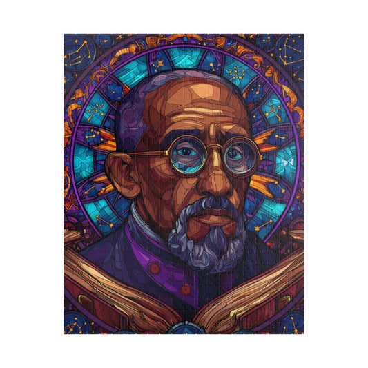 W E B Du Bois Portrait Jigsaw Puzzle - Black Historical Figure, Afrocentric Gift, African American Culture Educational Puzzle The Puzzle Chest