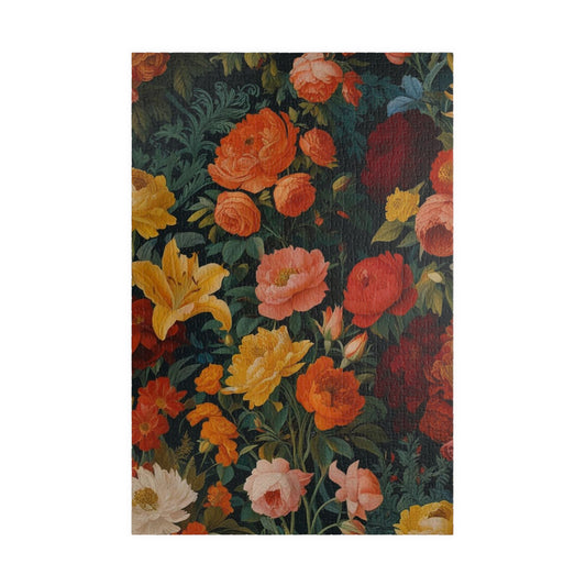 Floral Puzzle Art - A Vibrant 110-1014 Piece Flower Design, Friend Gift for Puzzle Lover, Art Lover, Floral Enthusiasts, Family Game Night 1014 pcs (Vertical) Puzzle The Puzzle Chest