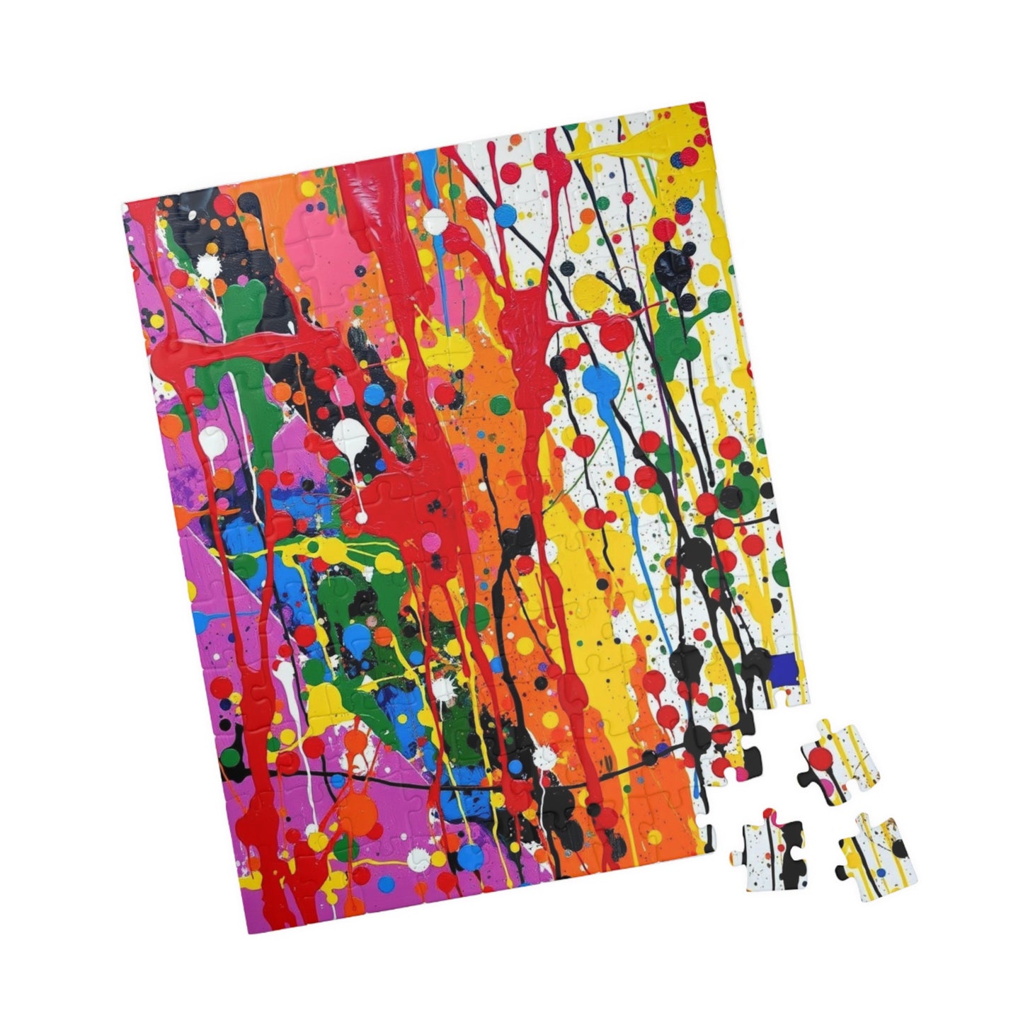 Colorful Abstract Art Puzzle for Family Activity or Solo Fun, Creative Puzzle Lover Gift for Adults, Mental Exercise for Seniors Puzzle The Puzzle Chest