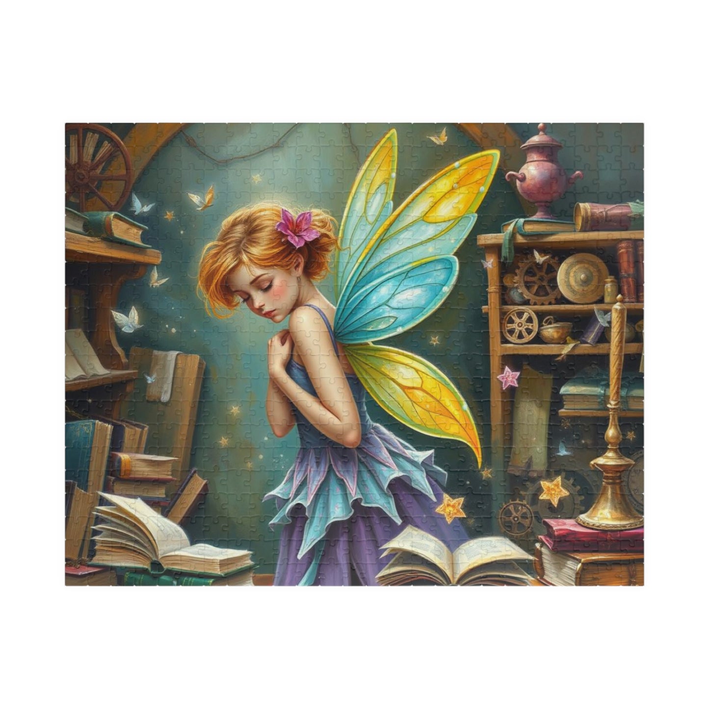 Fantasy Fairy Puzzle, 110 to 1014-piece Jigsaw, Perfect Holiday or Birthday Gift for Adult Entertainment, Mindful Relaxation, Brain Teaser 520 pcs (Horizontal) Puzzle The Puzzle Chest