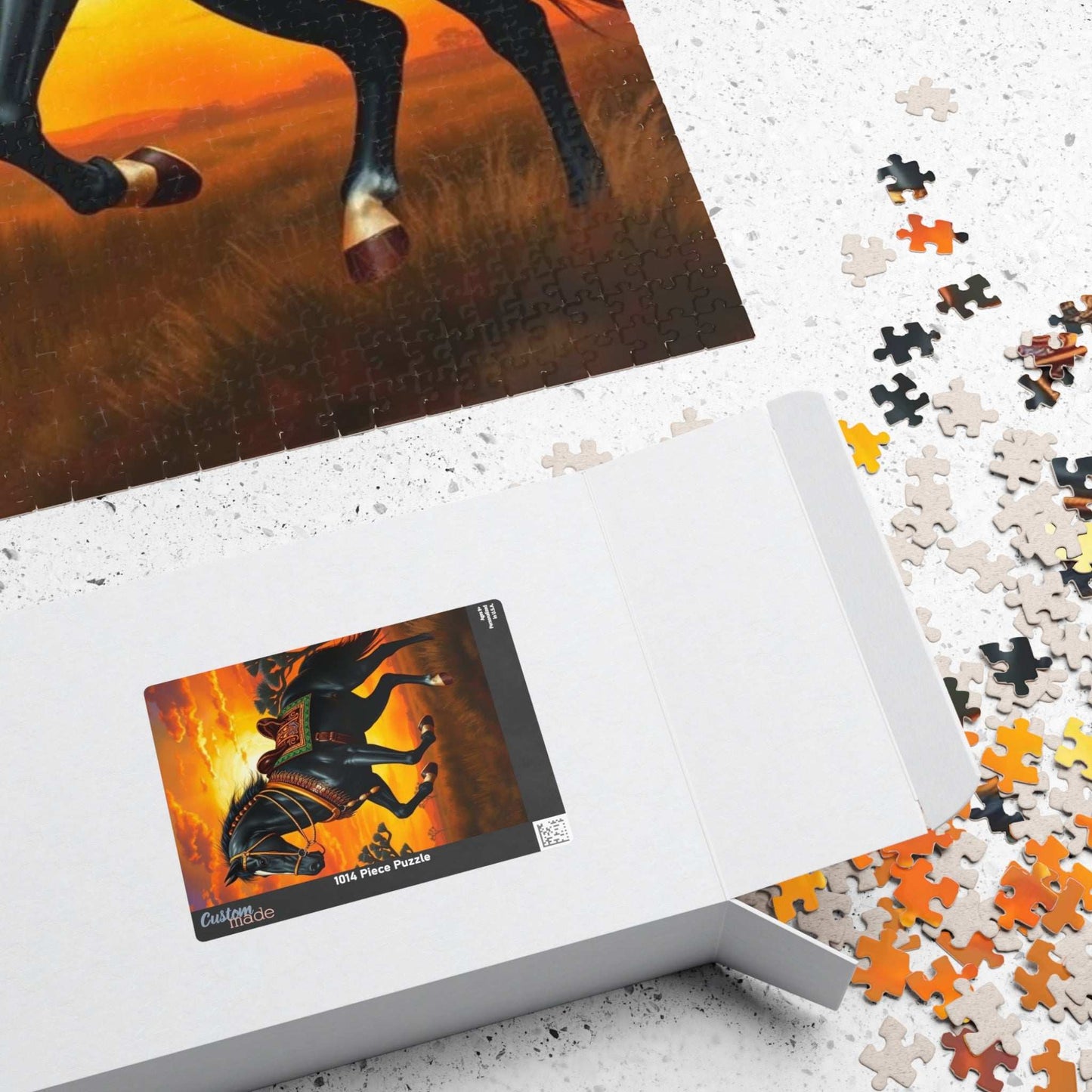 Majestic Horse Puzzle, Equestrian Art Jigsaw, Friend Gift for Horse Lovers, Family Fun Activity, Home Entertainment, Brain Teaser Puzzle The Puzzle Chest