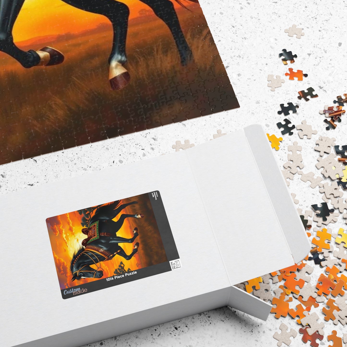 Majestic Horse Puzzle, Equestrian Art Jigsaw, Friend Gift for Horse Lovers, Family Fun Activity, Home Entertainment, Brain Teaser Puzzle The Puzzle Chest