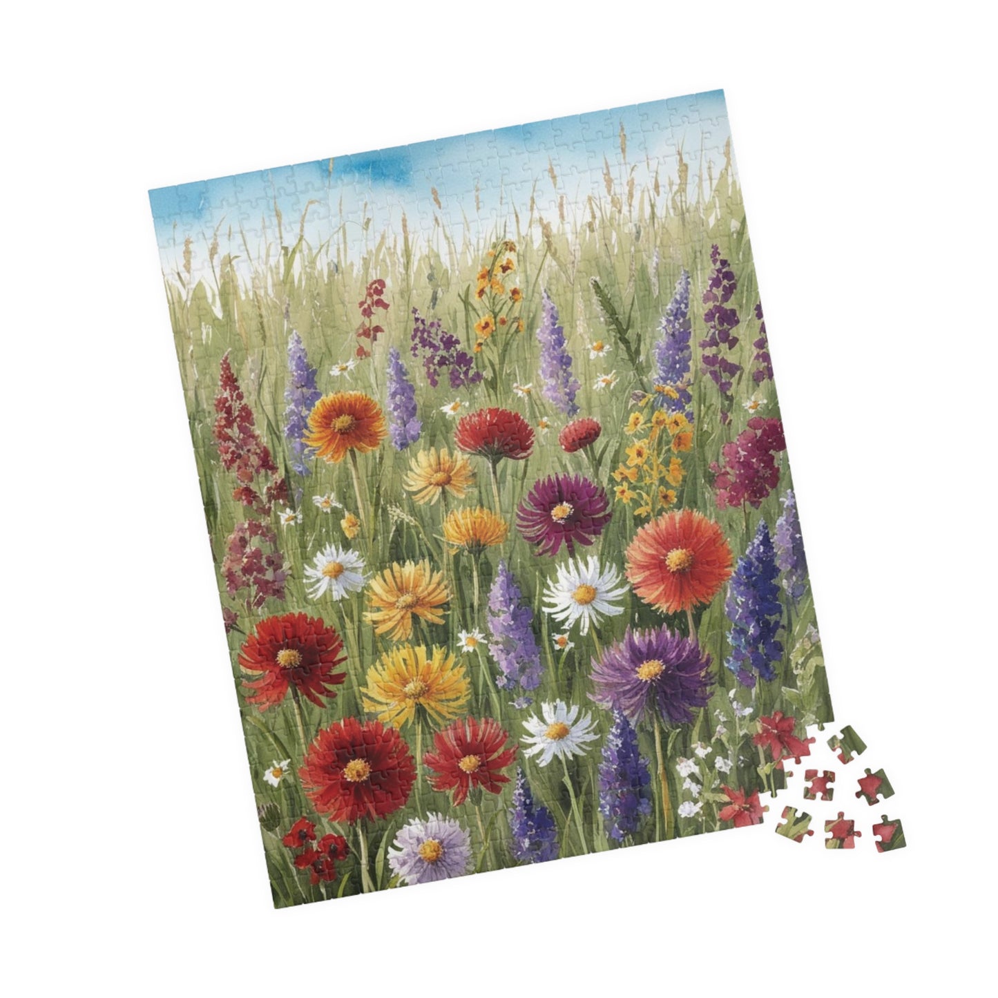 Wildflower Meadow Jigsaw Puzzle for Adult Home Entertainment, 110-1014 Piece, Gift for Puzzle Loving Friends, Family Game Night, Creative Leisure Activity Puzzle The Puzzle Chest