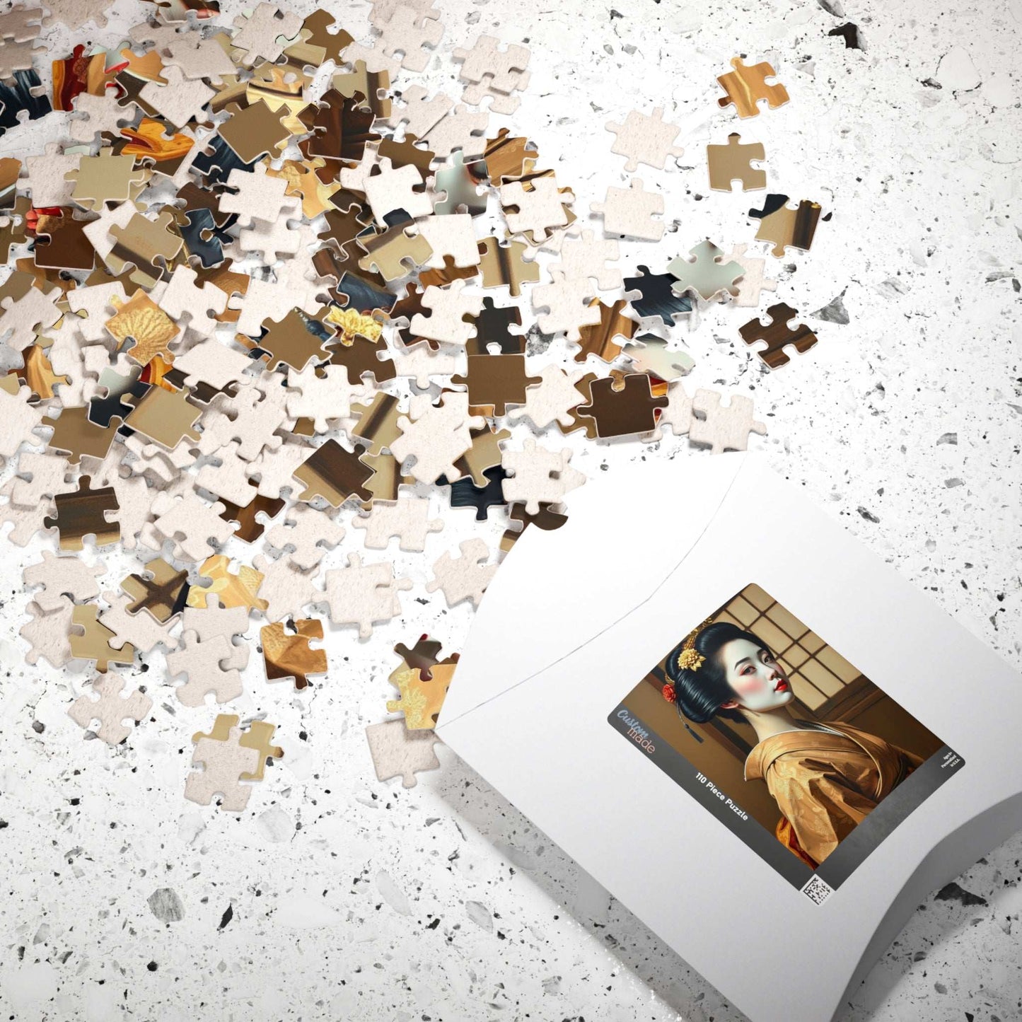 Jigsaw Puzzle, Geisha in Japanese House Design, 110 252 520 1014-piece, Meditation Game, Mind Challenge, Indoor Activity, Staycation Fun, Puzzle The Puzzle Chest