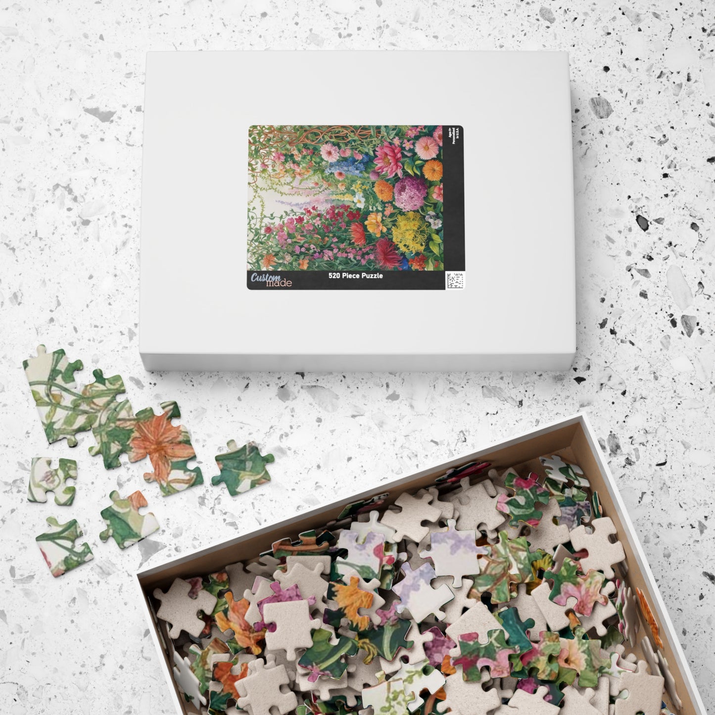 Wildflowers and Vines Puzzle, Garden Flowers Jigsaw, Floral Nature Themed Tabletop Game, 110-1014 Piece Botanical Art, Fun Family Activity Puzzle The Puzzle Chest